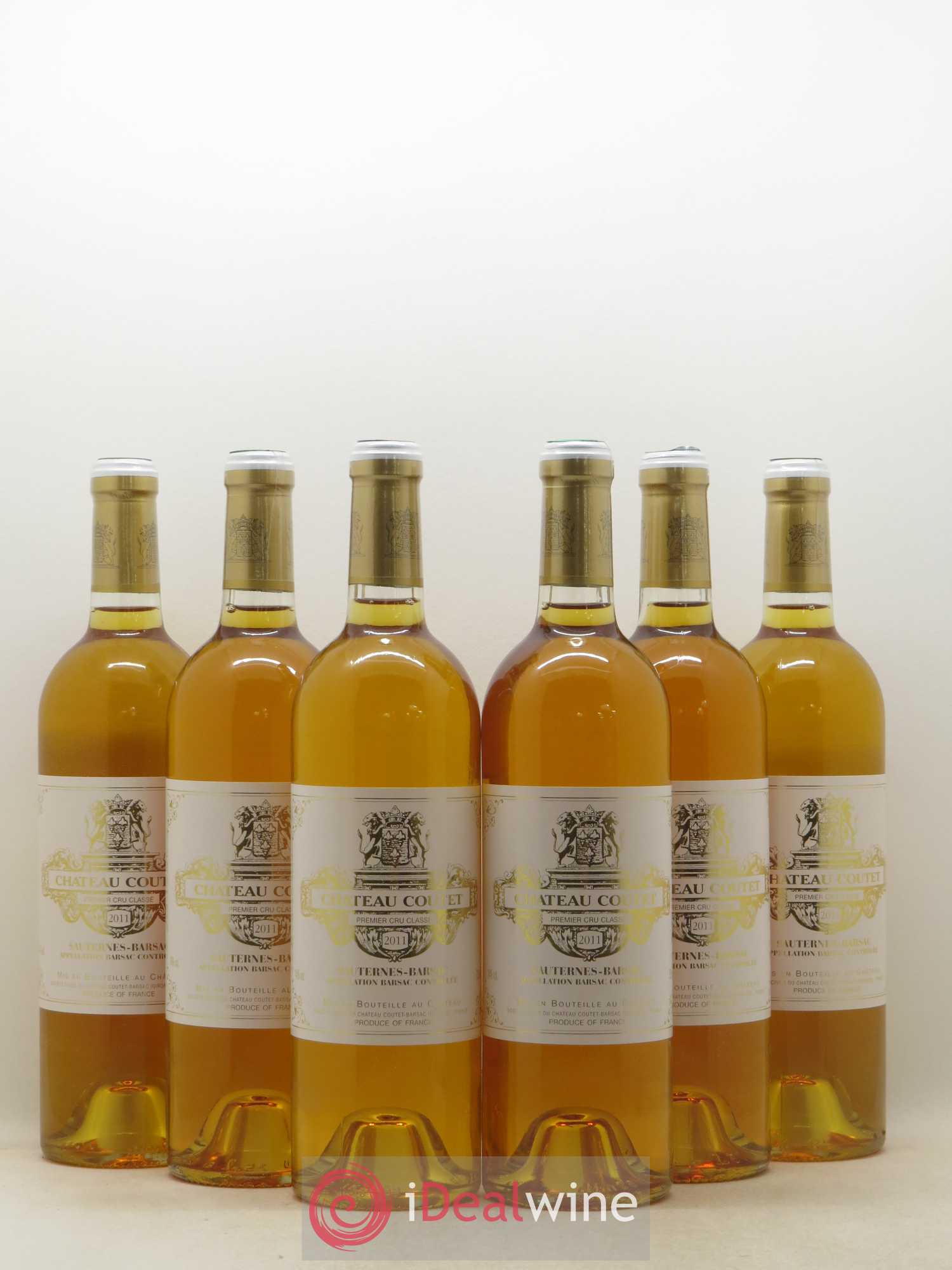 Château Coutet 1er Grand Cru Classé (senza prezzo di riserva) (senza prezzo di riserva) 2011 - Lotto di 6 bottiglie - 0