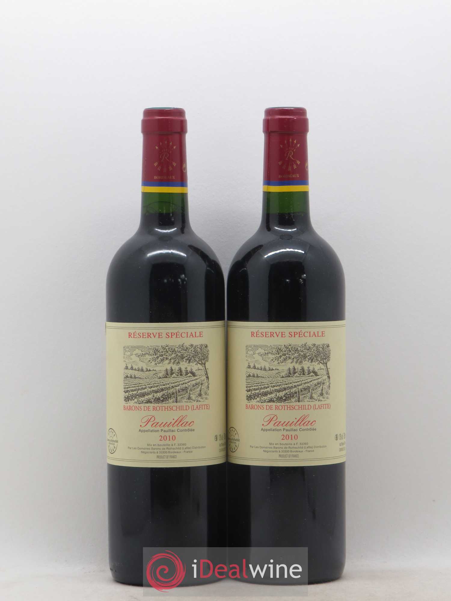 Pauillac Réserve Spéciale (sans prix de réserve) 2010 - Lot de 2 bouteilles - 0
