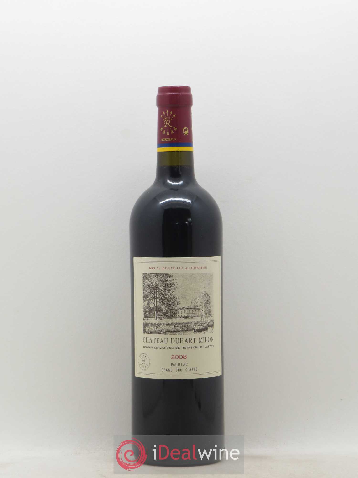 Château Duhart-Milon 4ème Grand Cru Classé (sans prix de réserve) 2008 - Lot de 1 bouteille - 0