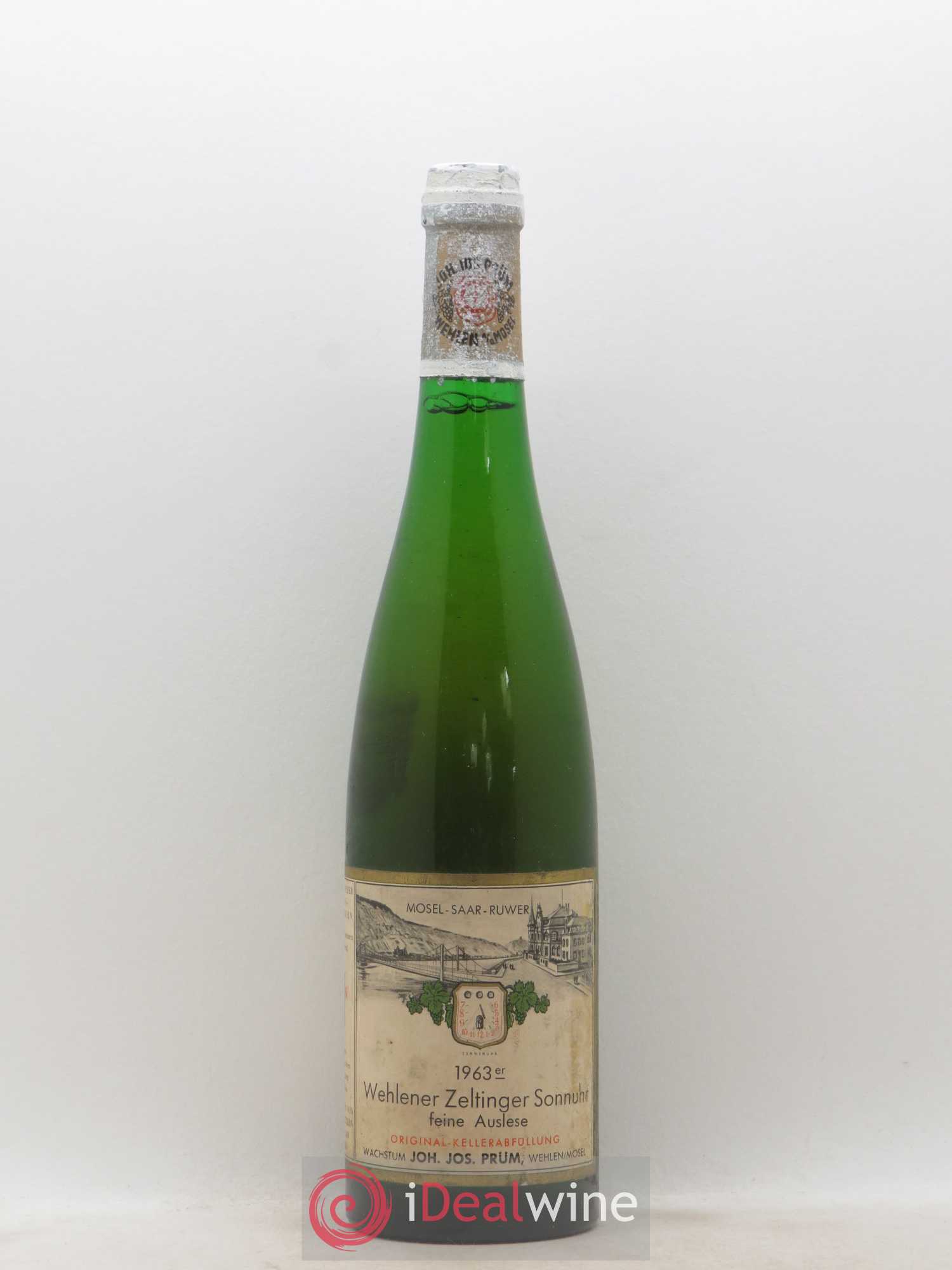 Allemagne Mosel-Saar Wehlener Zeltinger Sonnhur Feine Ausele Joh Jos Prum (sans prix de réserve) 1963 - Posten von 1 Flasche - 0