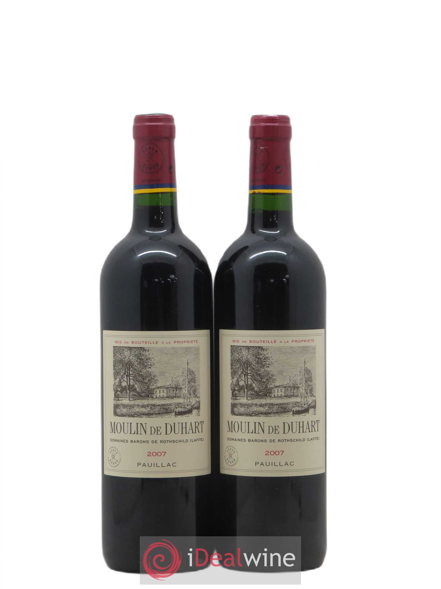 Moulin de Duhart Second Vin (sans prix de réserve) 2007 - Lot de 2 bouteilles - 0