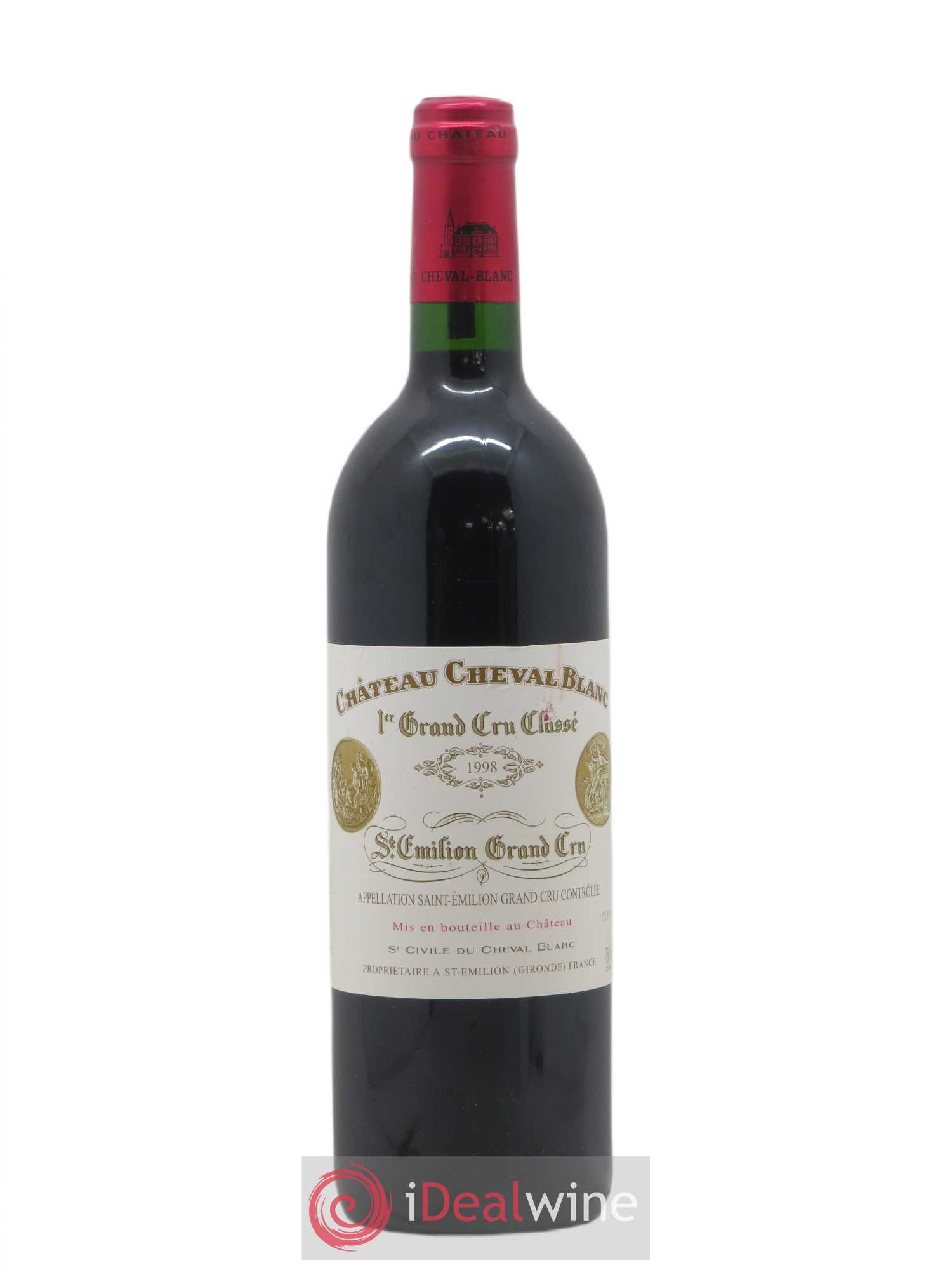 Château Cheval Blanc 1er Grand Cru Classé A 1998 - Lot de 1 bouteille - 0