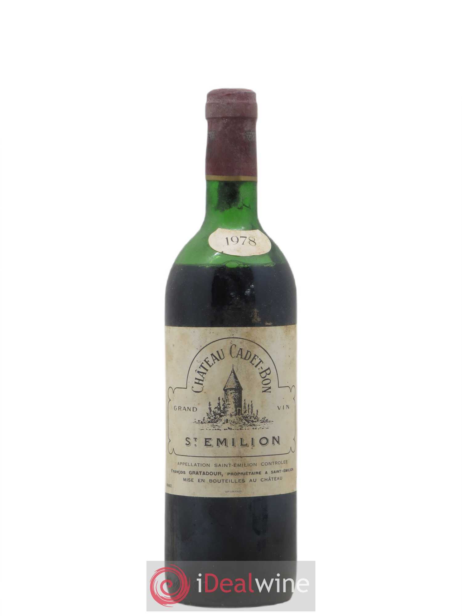 Château Cadet Bon Grand Cru Classé (sans prix de réserve) 1978 - Lot de 1 bouteille - 0