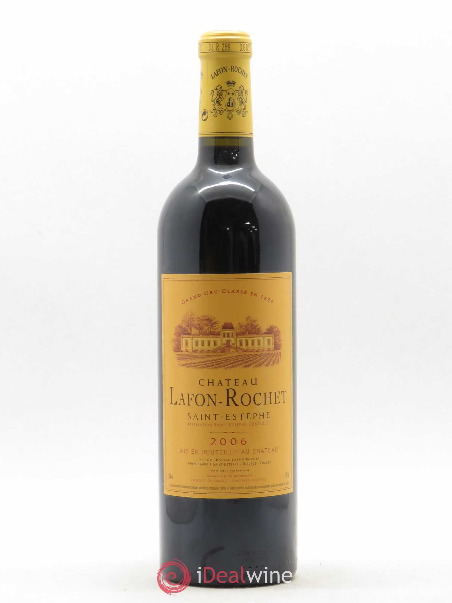 Château Lafon Rochet 4ème Grand Cru Classé (sans prix de réserve) 2006 - Lot de 1 bouteille - 0