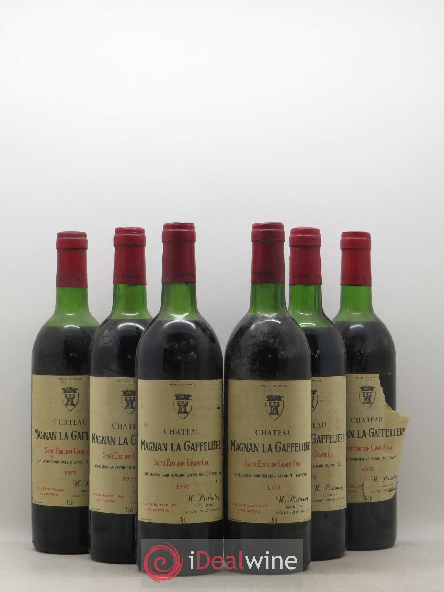 Château Magnan la Gaffelière (sans prix de réserve) 1979 - Lot de 6 bouteilles - 0