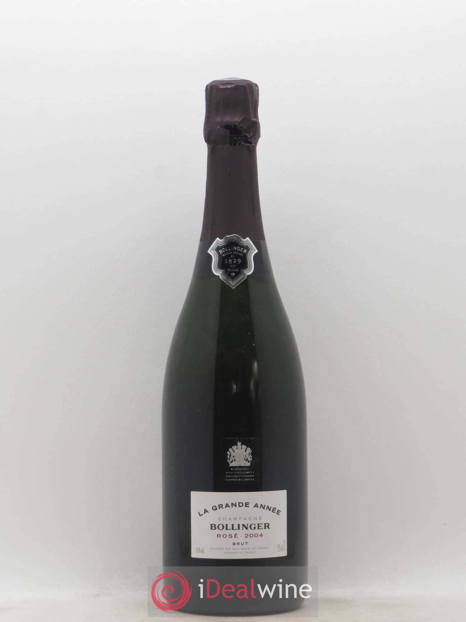 Grande Année Brut Bollinger (sans prix de réserve) 2004 - Lot de 1 bouteille - 0