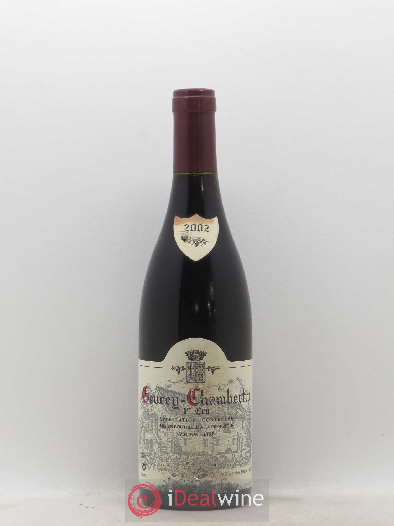 Gevrey-Chambertin 1er Cru Claude Dugat (sans prix de réserve) 2002 - Lot de 1 bouteille - 0