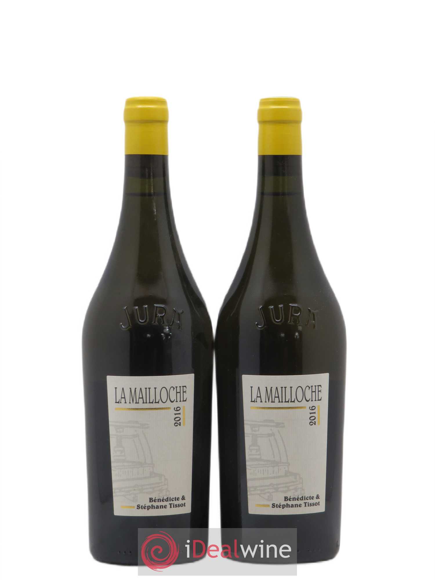Arbois La Mailloche Bénédicte et Stéphane Tissot (sans prix de réserve) 2016 - Lot de 2 bouteilles - 0