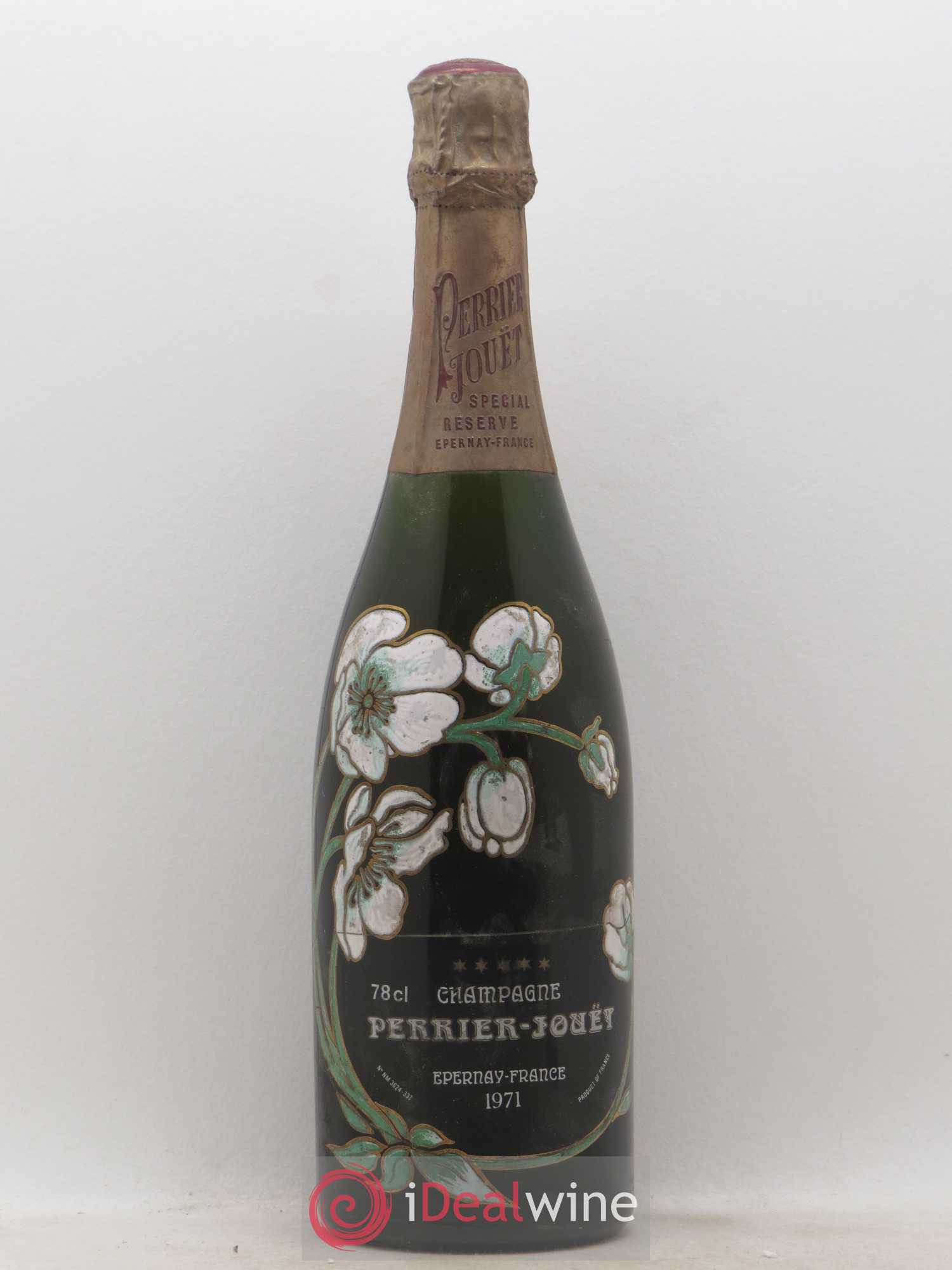 Cuvée Belle Epoque Brut Perrier-Jouët (sans prix de réserve) (sans prix de réserve) 1971 - Lot de 1 bouteille - 0