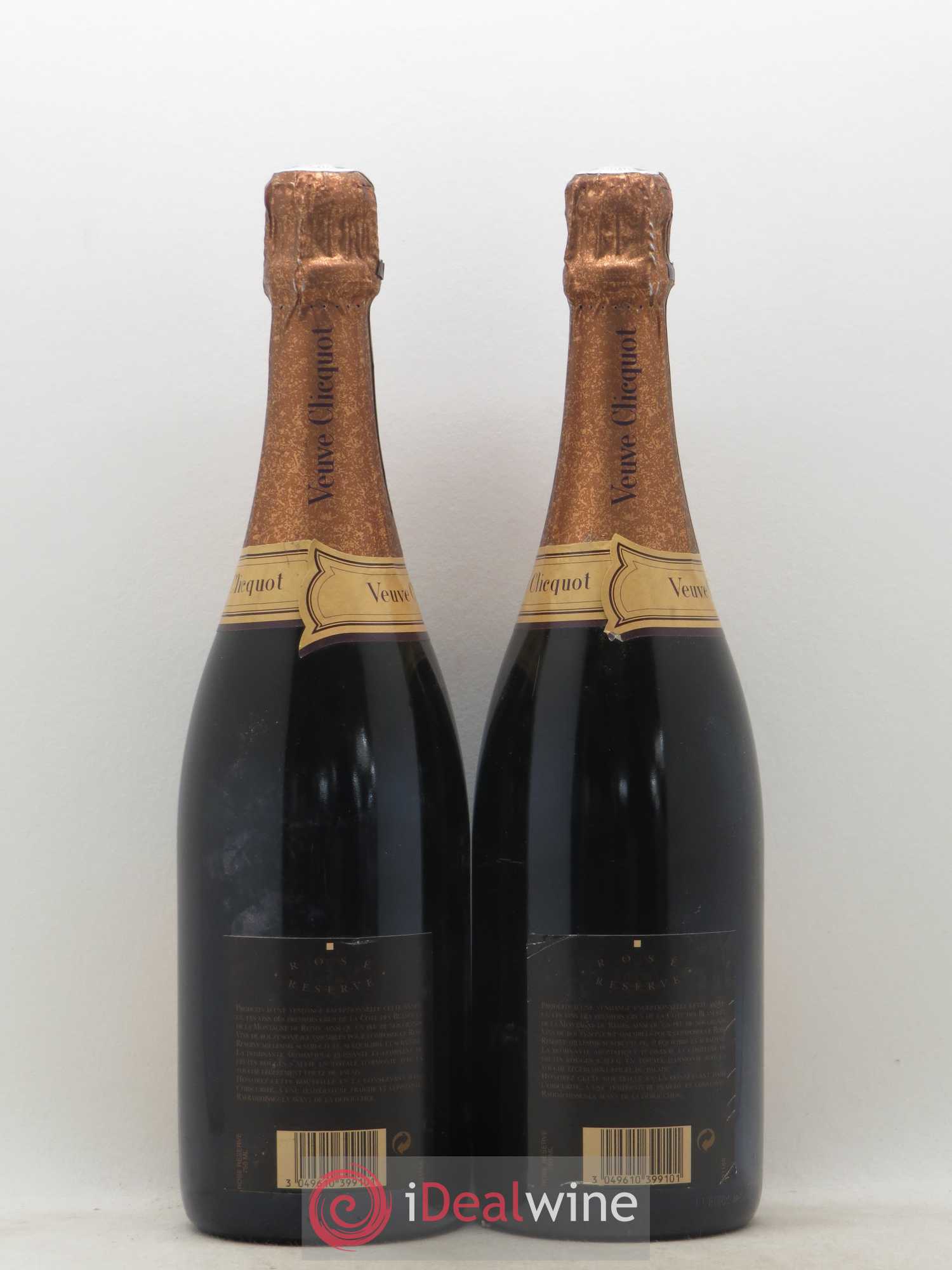 Vintage Rosé Veuve Clicquot (sans prix de réserve) 1985 - Lot de 2 bouteilles - 1