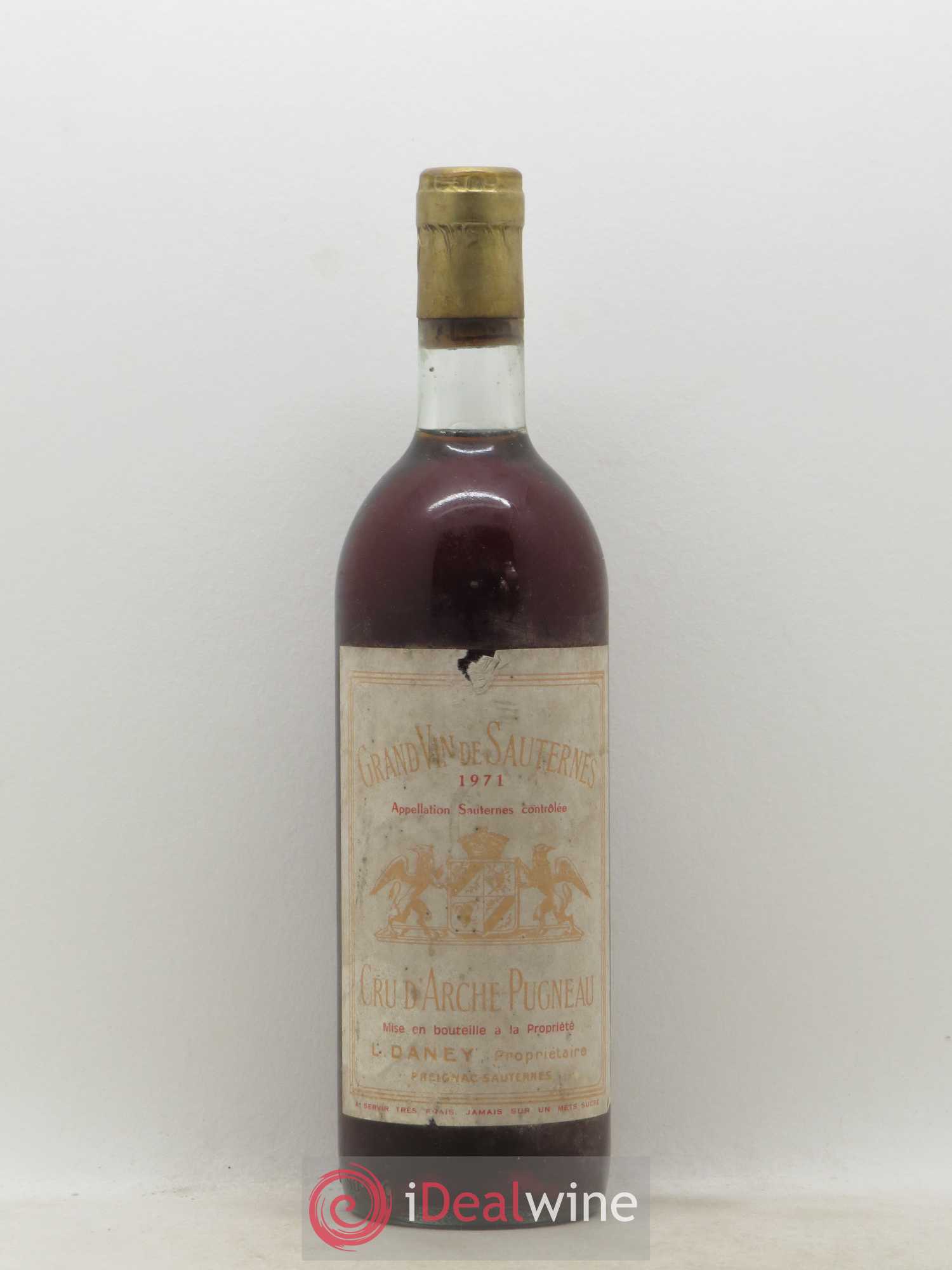 Cru d'Arche-Pugneau (senza prezzo di riserva) 1971 - Lotto di 1 bottiglia - 0