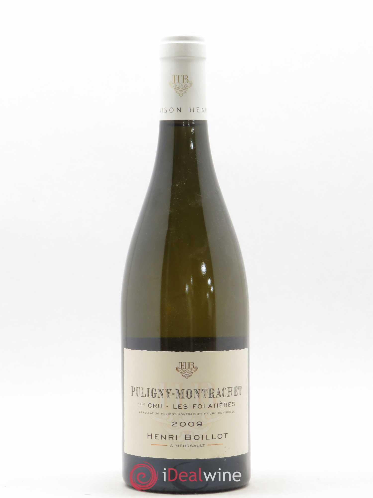 Puligny-Montrachet 1er Cru Les Folatières Henri Boillot (sans prix de réserve) 2009 - Posten von 1 Flasche - 0