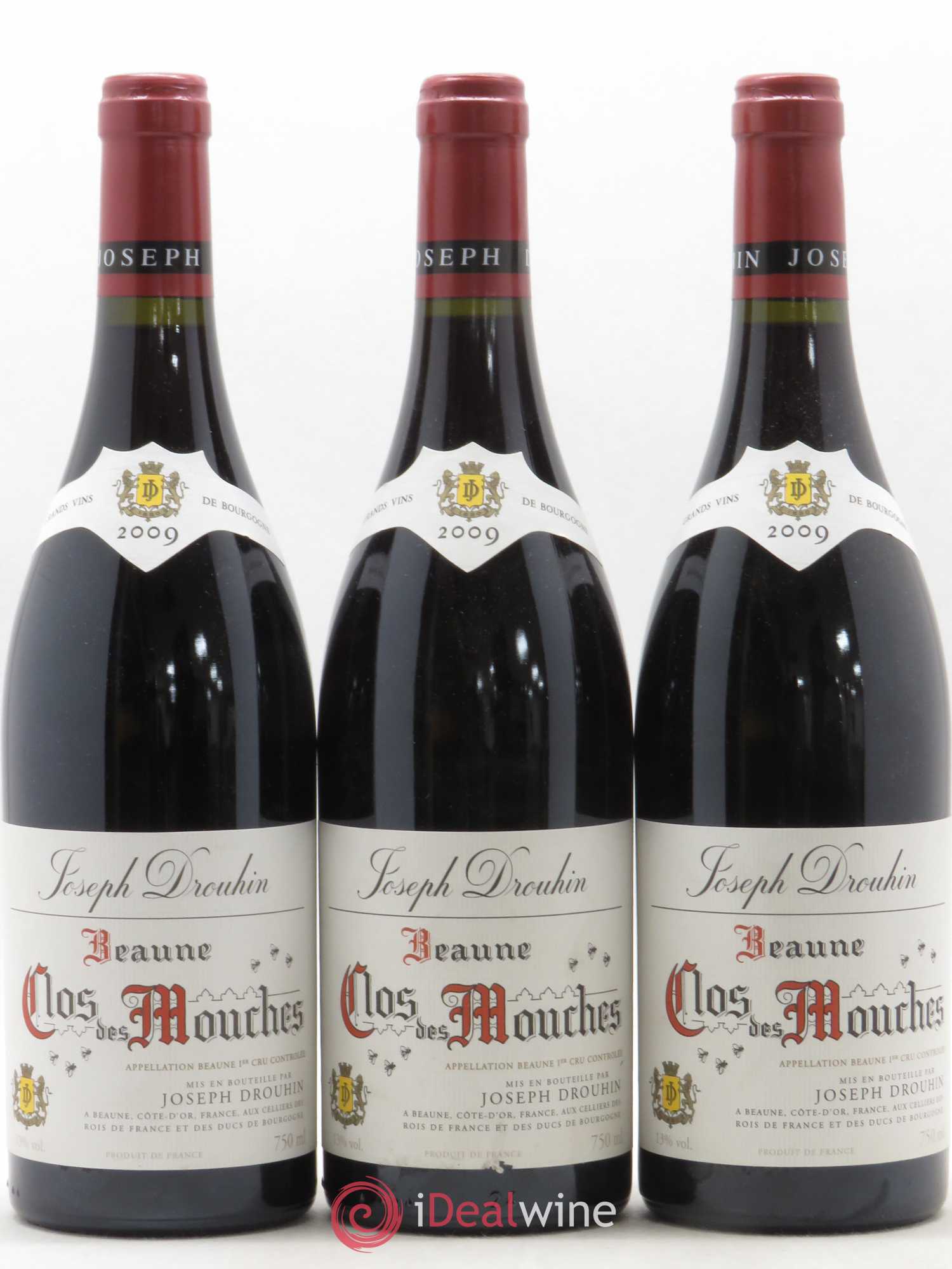 Beaune 1er Cru Clos des Mouches Joseph Drouhin (sans prix de réserve) 2009 - Lot de 3 bouteilles - 0