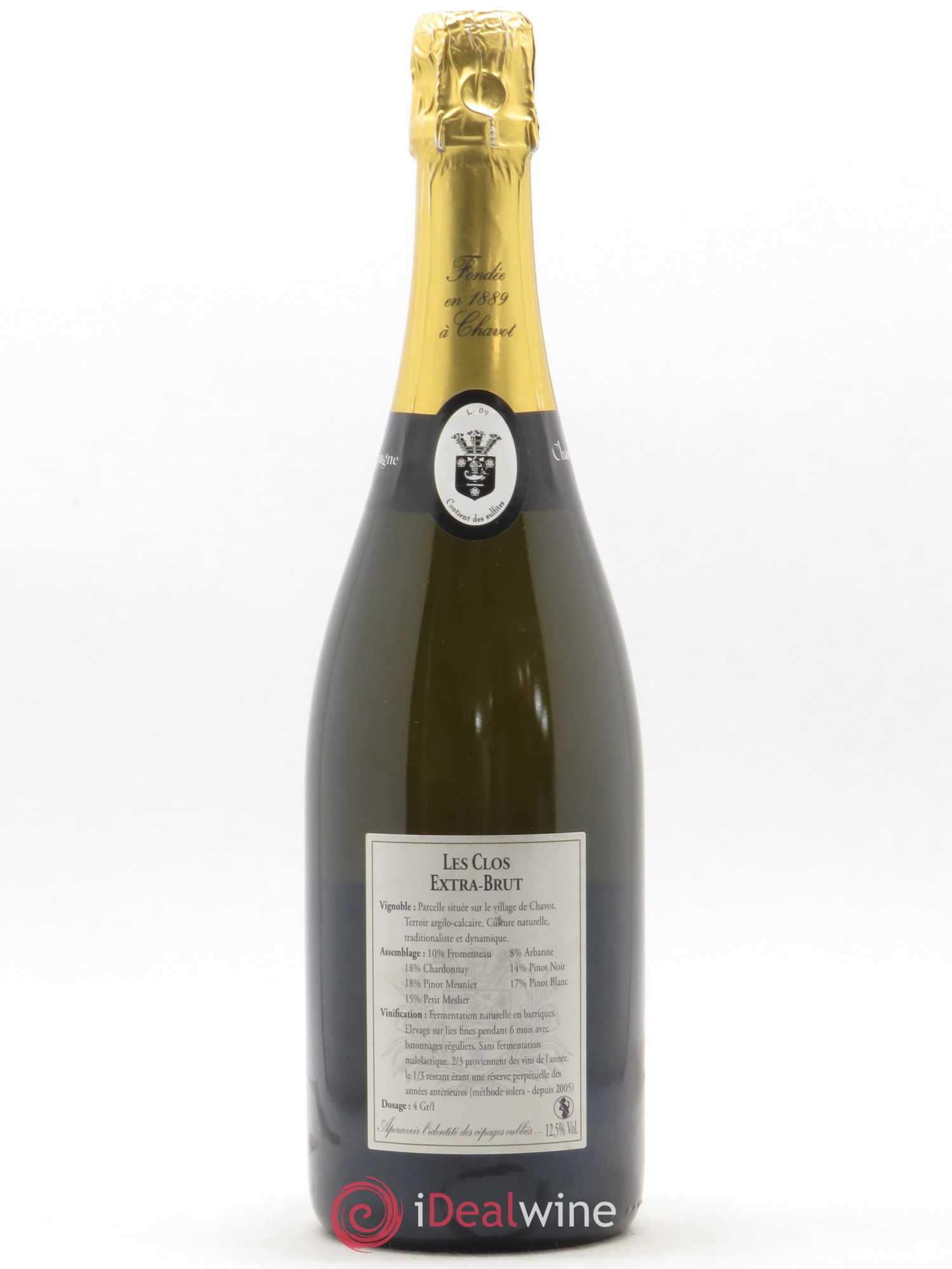 Champagne Extra brut Les Clos Laherte Frères (sans prix de réserve) - Posten von 1 Flasche - 1