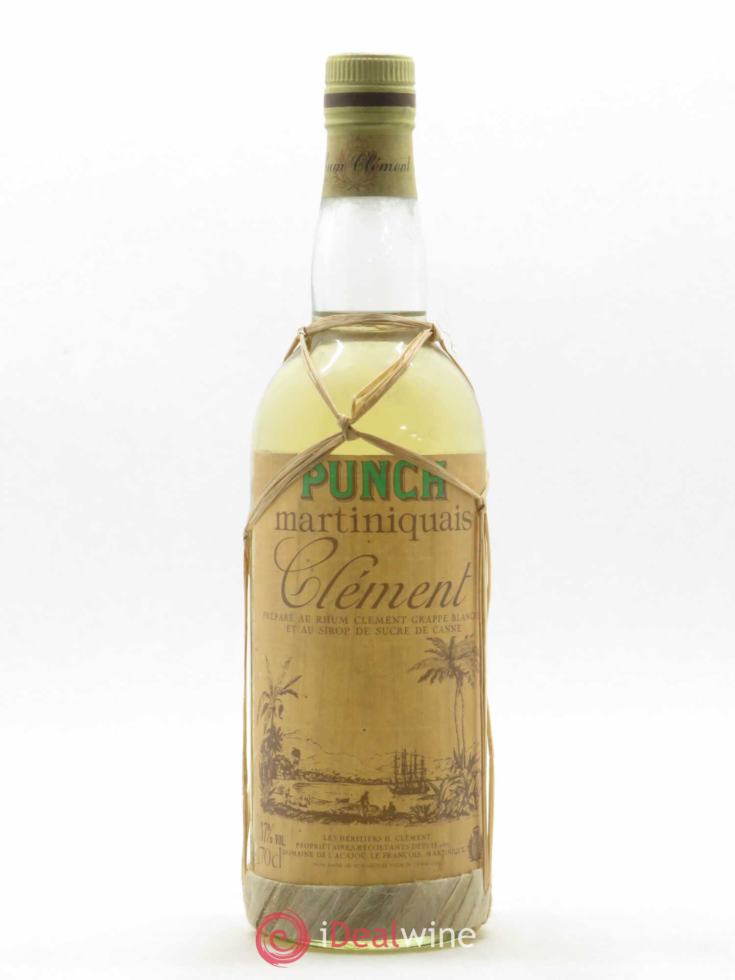 Divers Punch Clément (sans prix de réserve) (sans prix de réserve) - Posten von 1 Flasche - 0