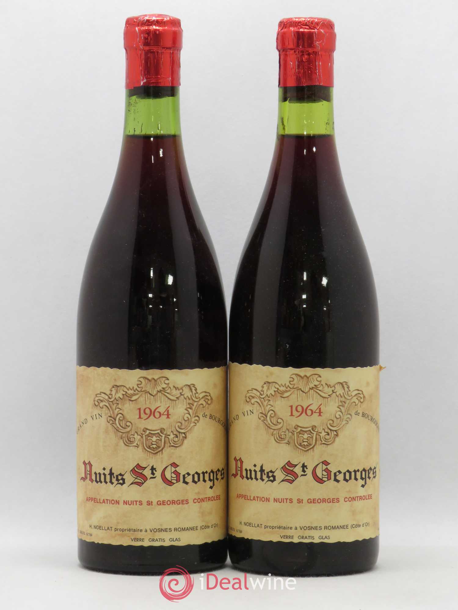 Nuits-Saint-Georges H.Noellat (sans prix de réserve) 1964 - Posten von 2 Flaschen - 0