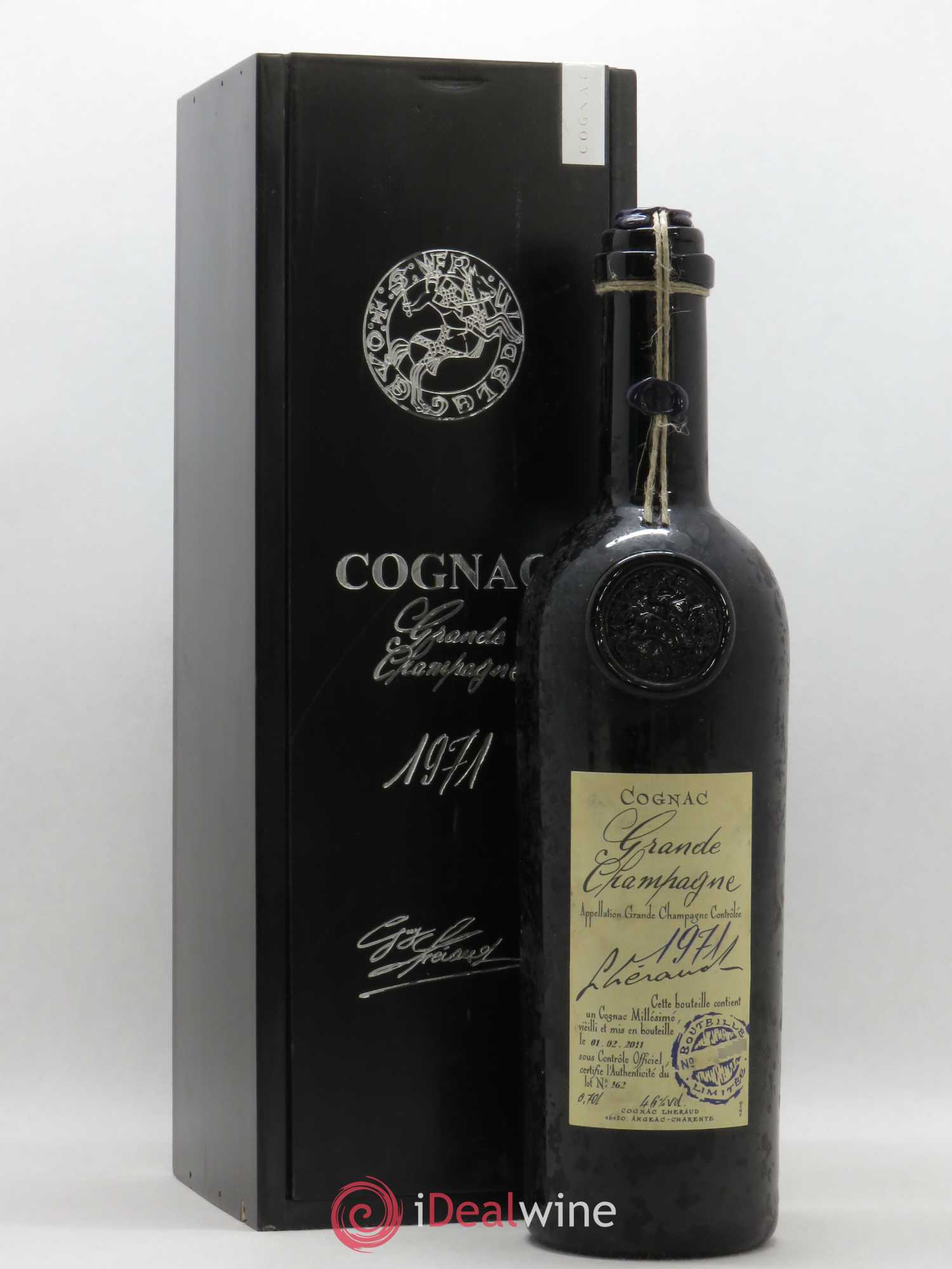 Cognac Grande Champagne Lheraud (sans prix de réserve) 1971 - Posten von 1 Flasche - 2