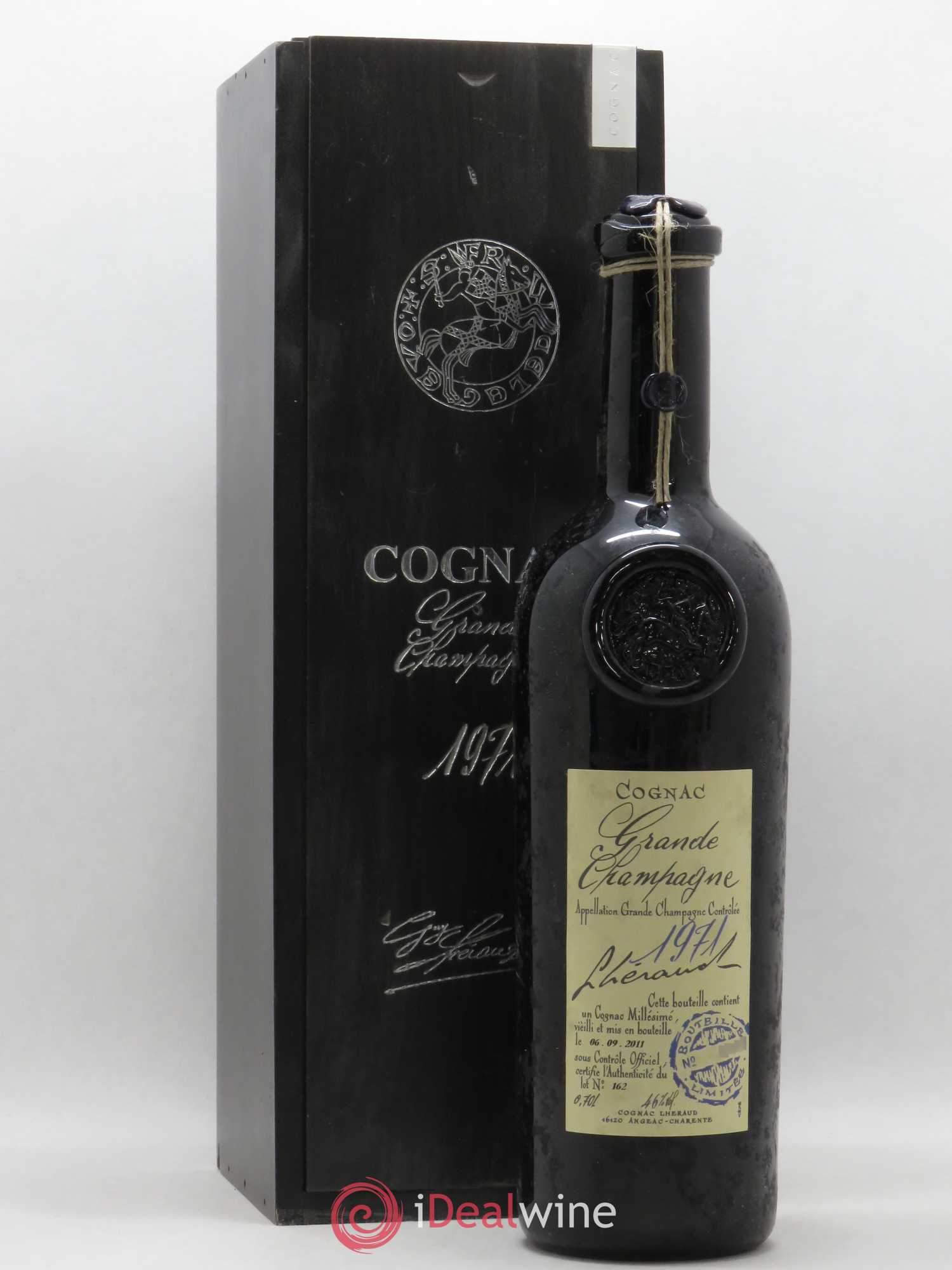 Cognac Grande Champagne Lheraud (sans prix de réserve) 1971 - Posten von 1 Flasche - 2