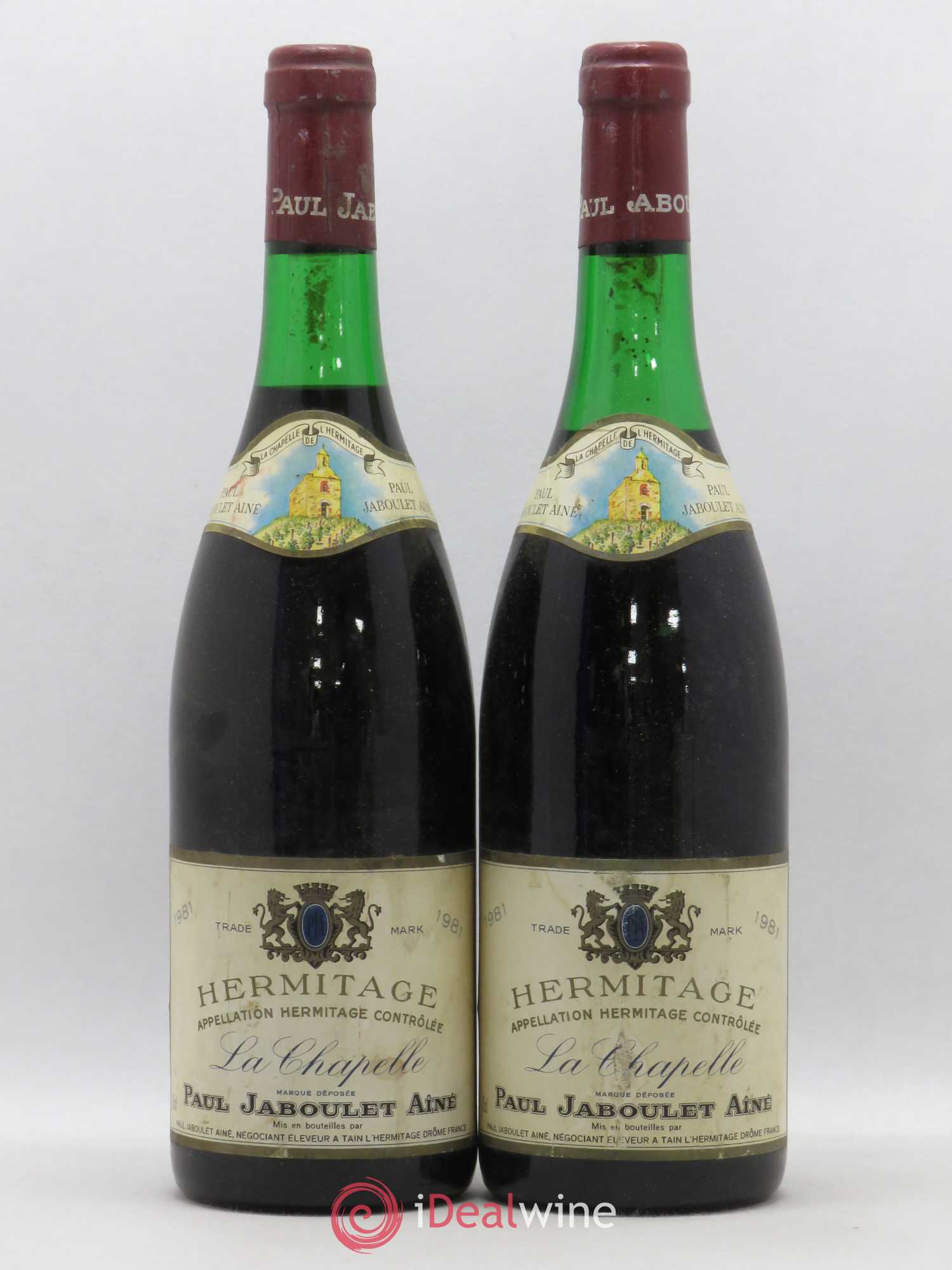 Hermitage La Chapelle Paul Jaboulet Ainé (sans prix de réserve) 1981 - Lot de 2 bouteilles - 0