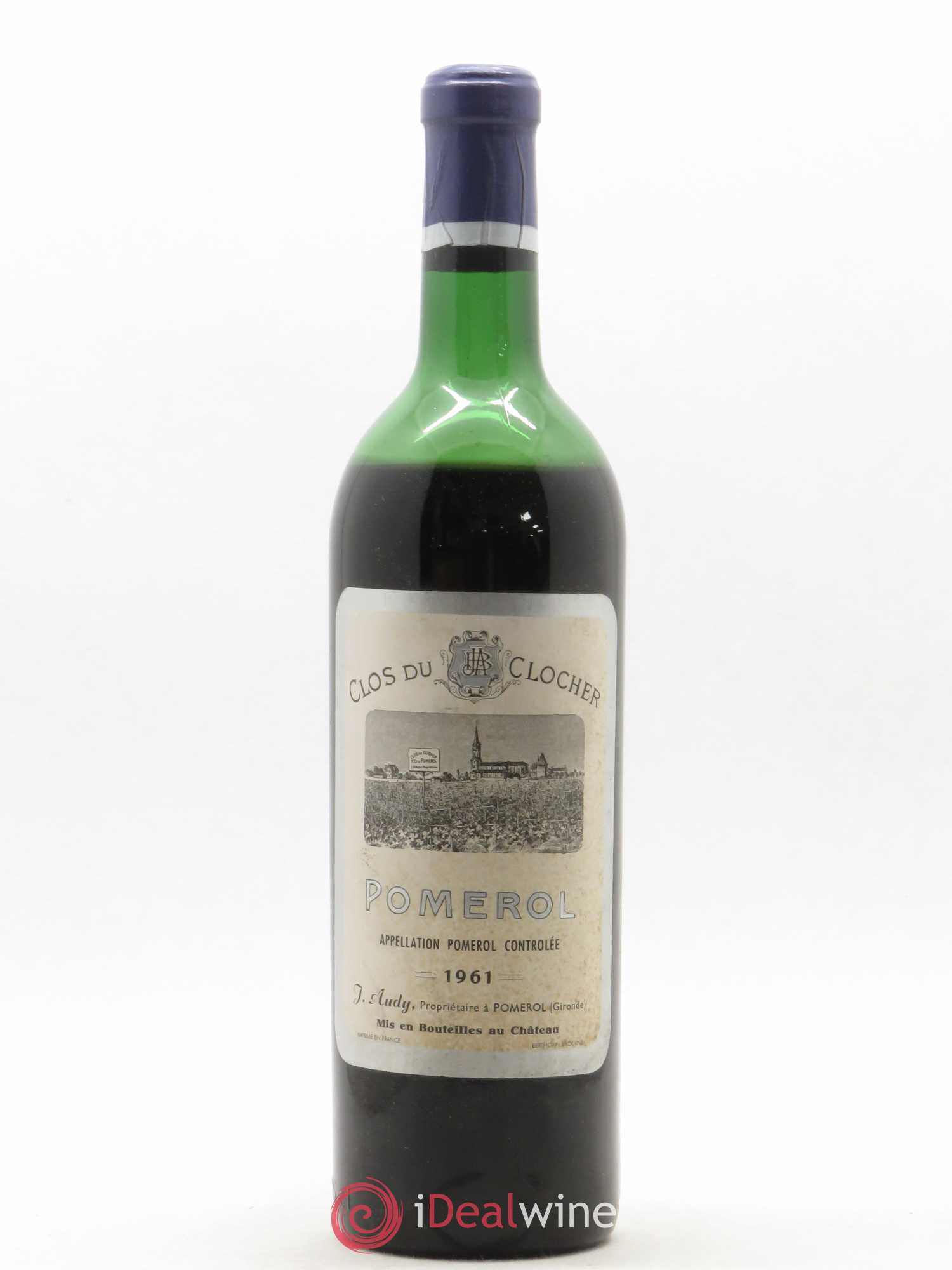Clos du Clocher (sans prix de réserve) (sans prix de réserve) 1961 - Lot de 1 bouteille - 0