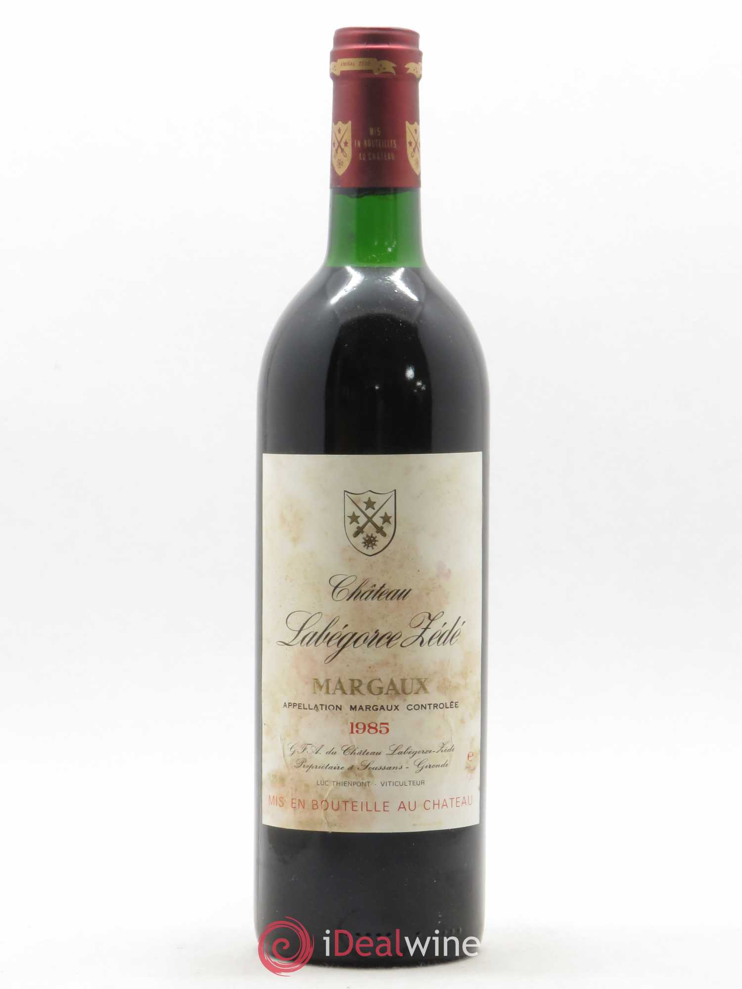 Château Labegorce Zédé Cru Bourgeois (sans prix de réserve) 1985 - Lot de 1 bouteille - 0
