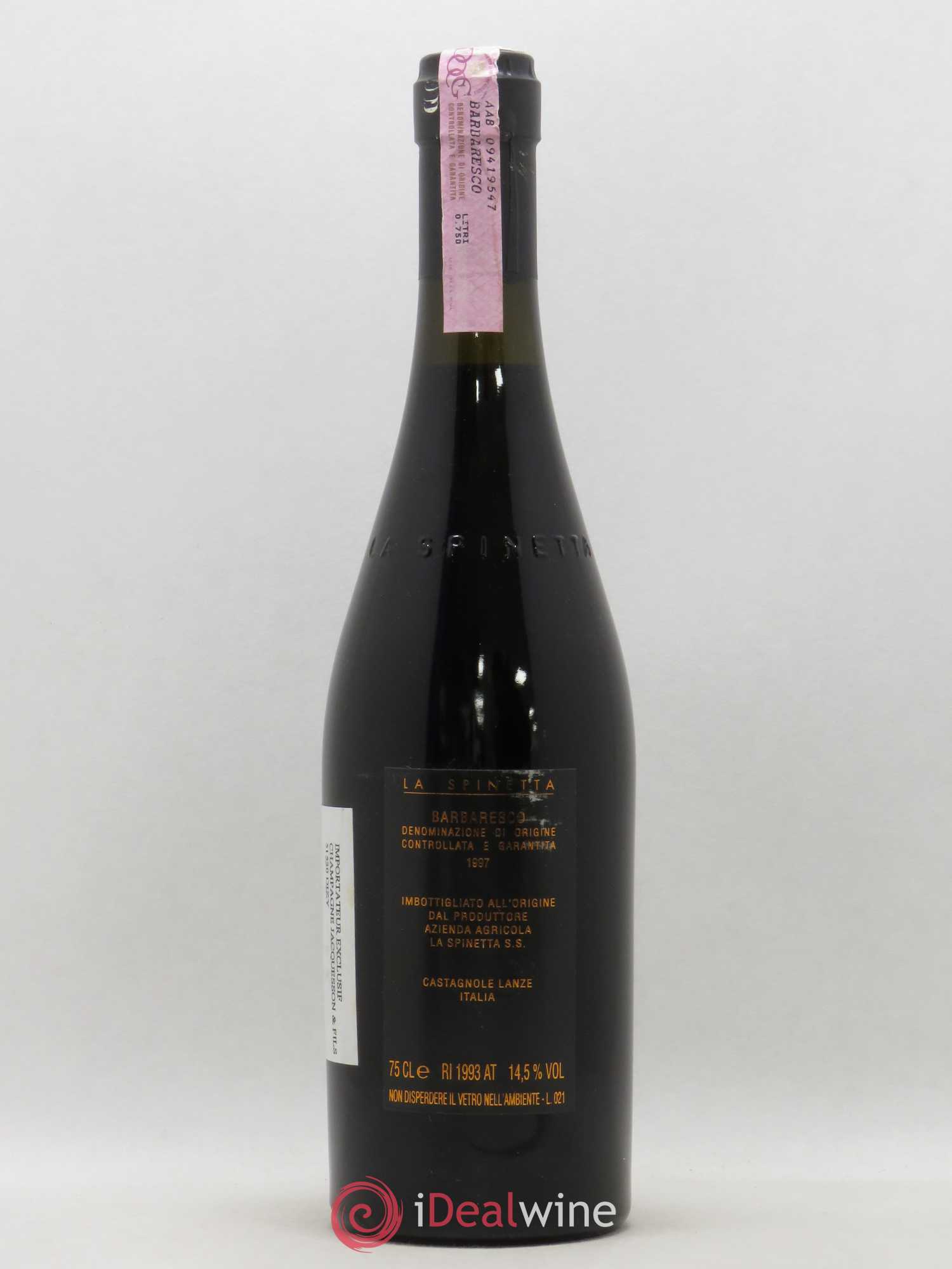 Barbaresco DOCG Vigneto Gallina Vursu La Spinetta - Giorgio Rivetti La Spinetta Vursu (sans prix de réserve) 1997 - Posten von 1 Flasche - 1