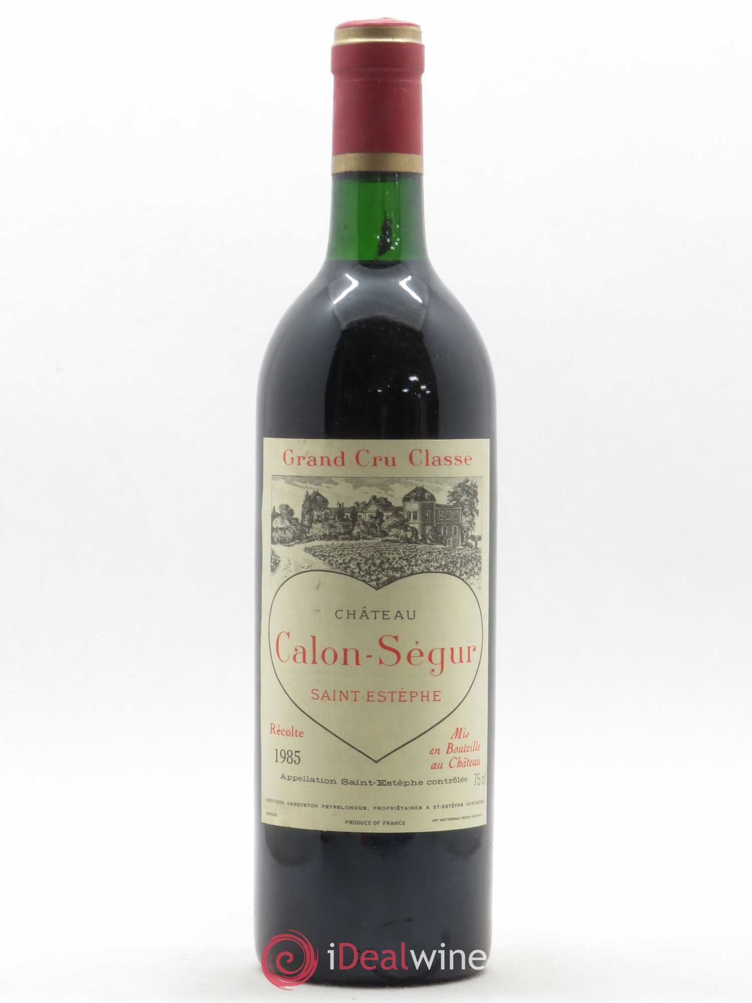 Château Calon Ségur 3ème Grand Cru Classé (senza prezzo di riserva) 1985 - Lotto di 1 bottiglia - 0