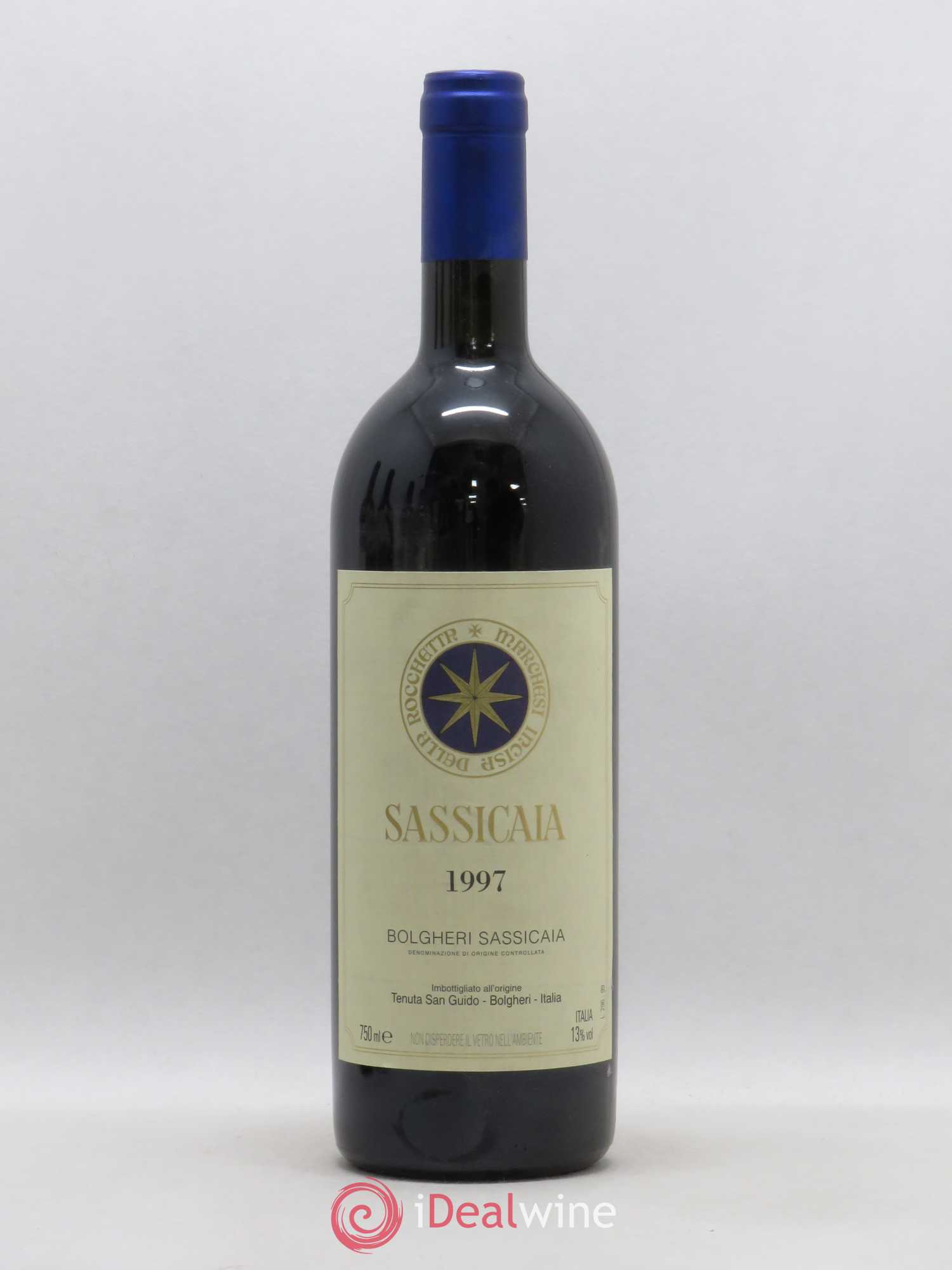 Bolgheri DOC Sassicaia Tenuta San Guido (sans prix de réserve) 1997 - Lot de 1 bouteille - 0