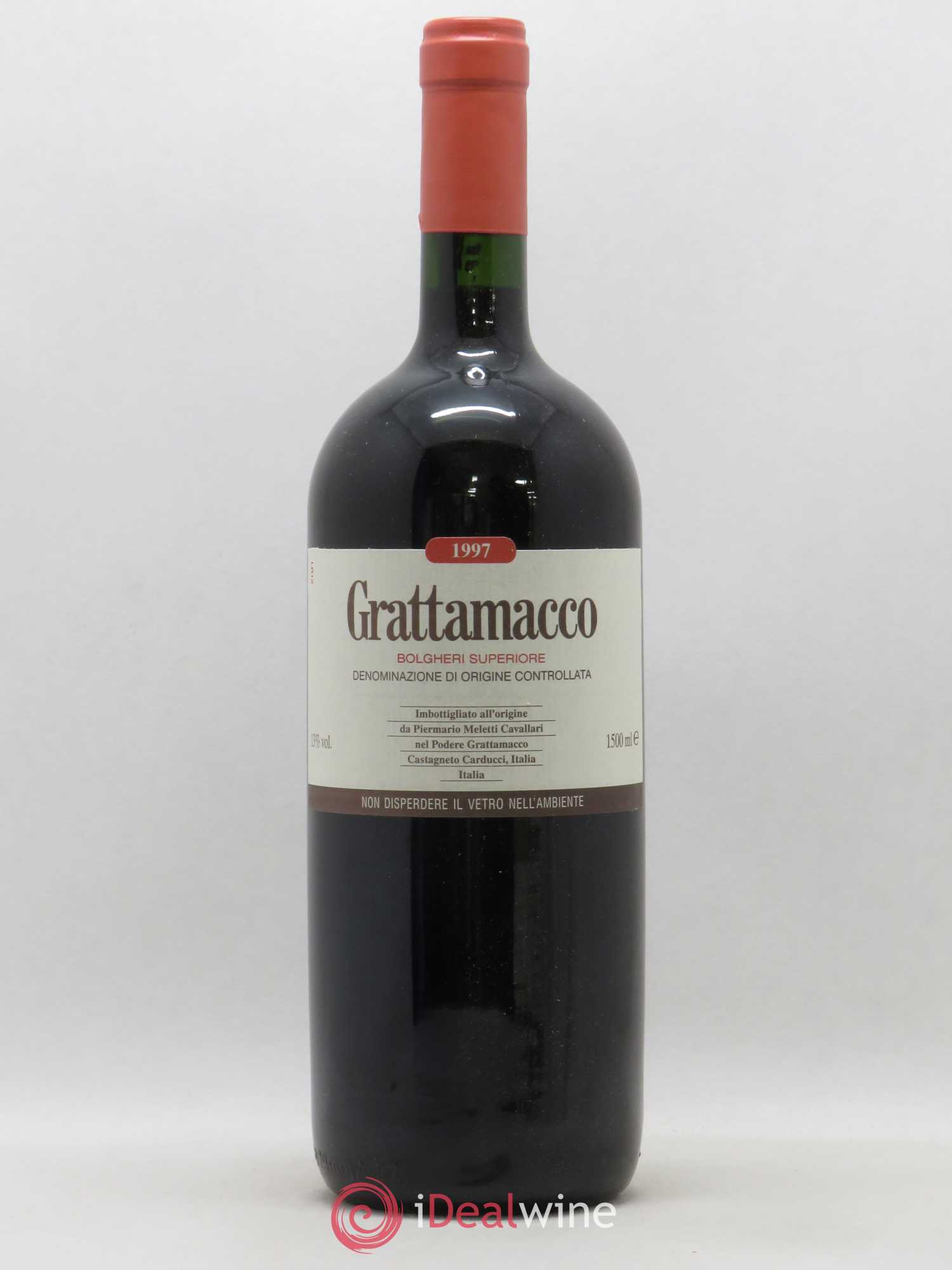 Bolgheri DOC superiore Grattamacco (sans prix de réserve) 1997 - Posten von 1 Magnum - 0