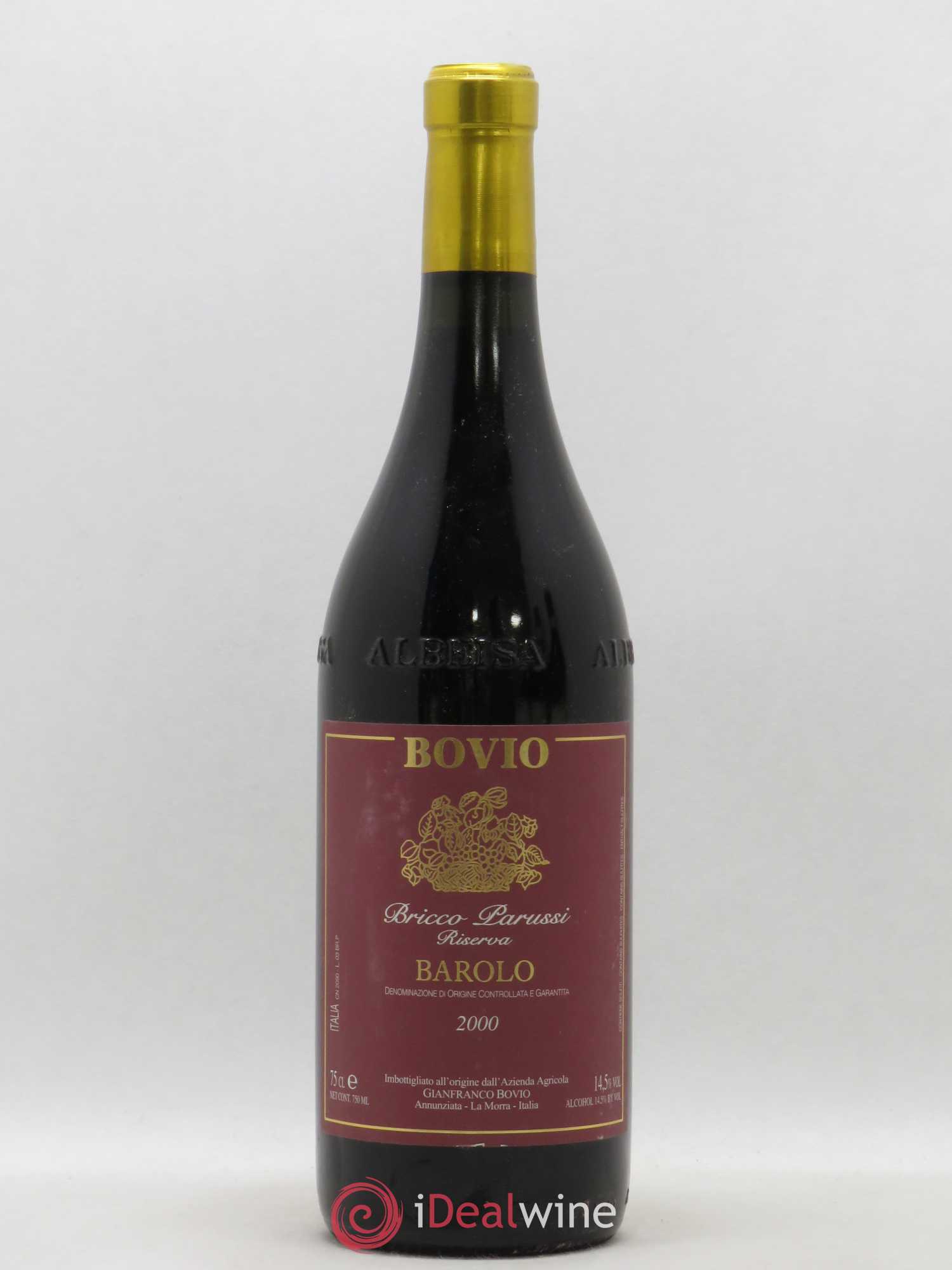 Barolo Riserva Bricco Parussi Bovio (sans prix de réserve) 2000 - Posten von 1 Flasche - 0