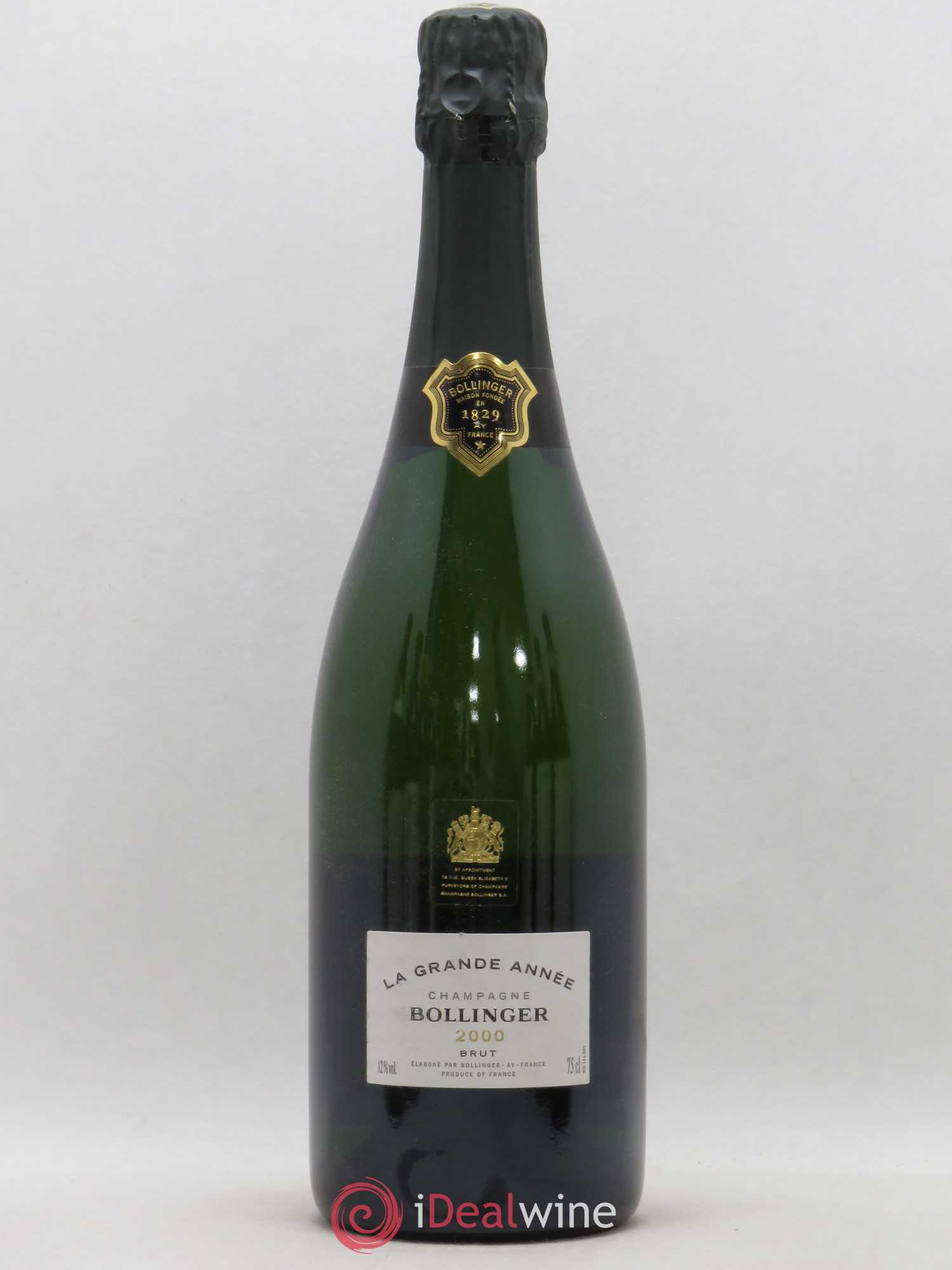 La Grande Année Brut Bollinger (sans prix de réserve) 2000 - Lot de 1 bouteille - 0