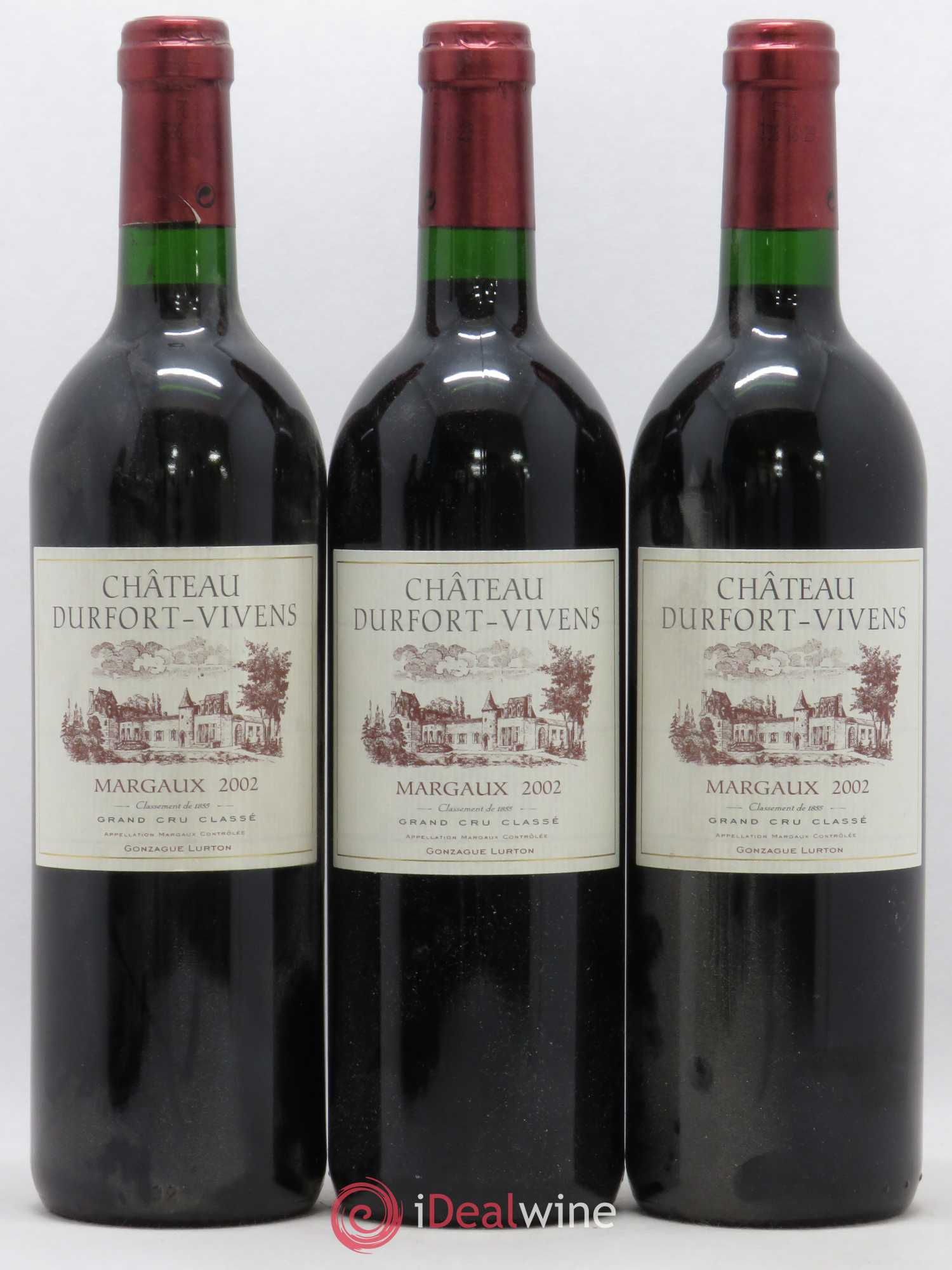 Château Durfort Vivens 2ème Grand Cru Classé (sans prix de réserve) 2002 - Lot de 6 bouteilles - 2