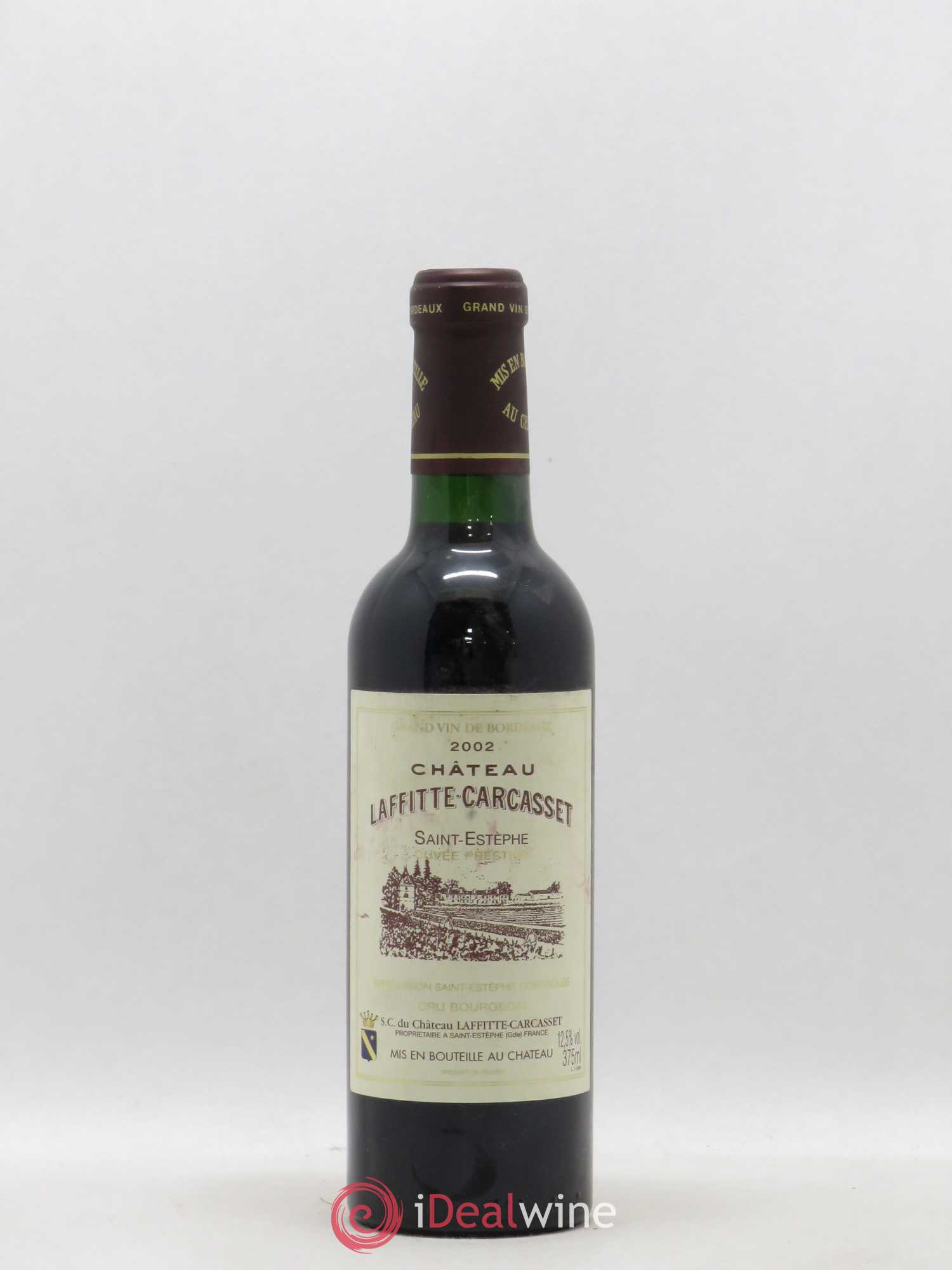 Château Laffitte Carcasset Cru Bourgeois (sans prix de réserve) 2002 - Lot de 1 demi bouteille - 0