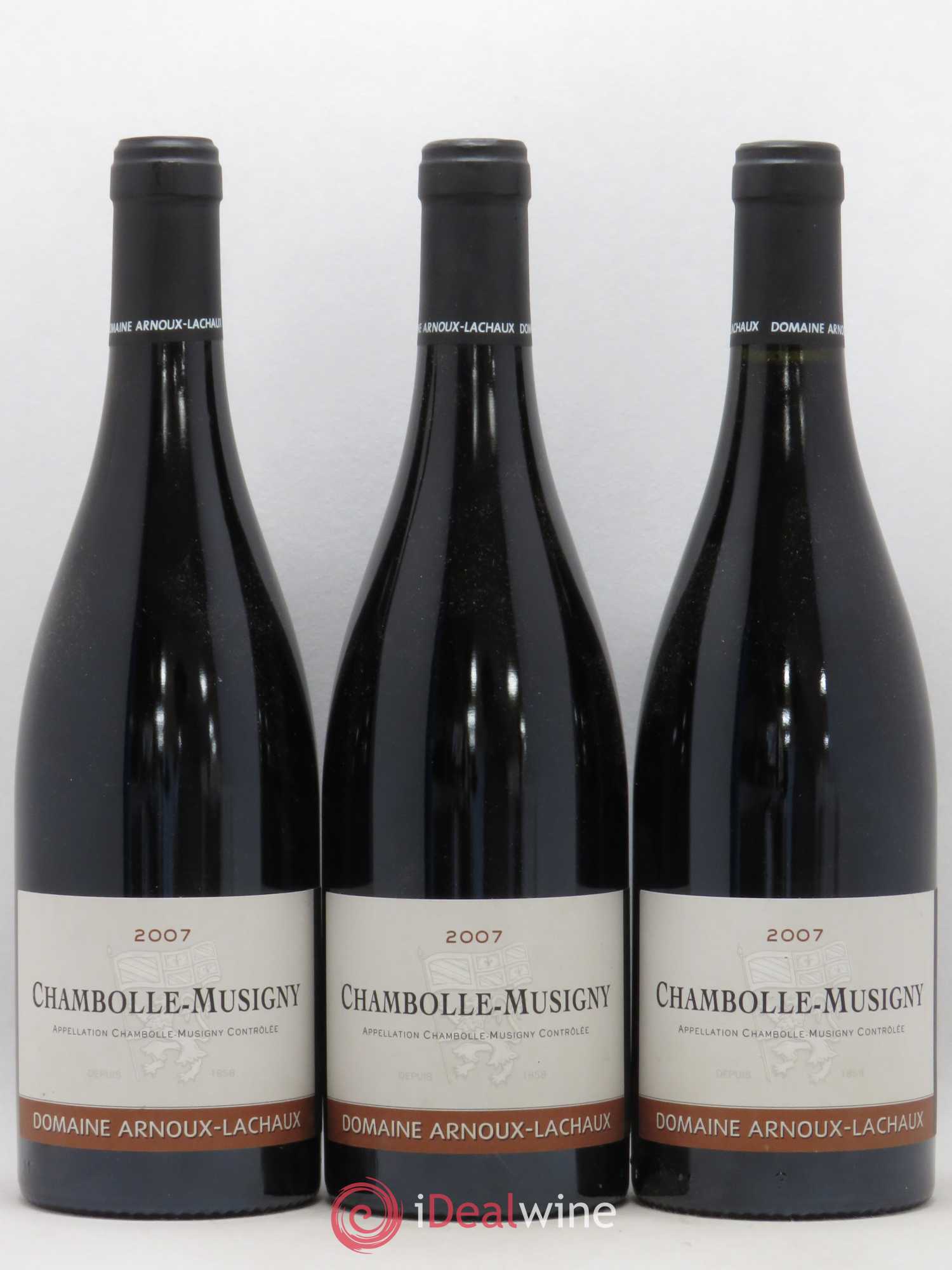 Chambolle-Musigny Arnoux Lachaux (sans prix de réserve) 2007 - Posten von 3 Flaschen - 0