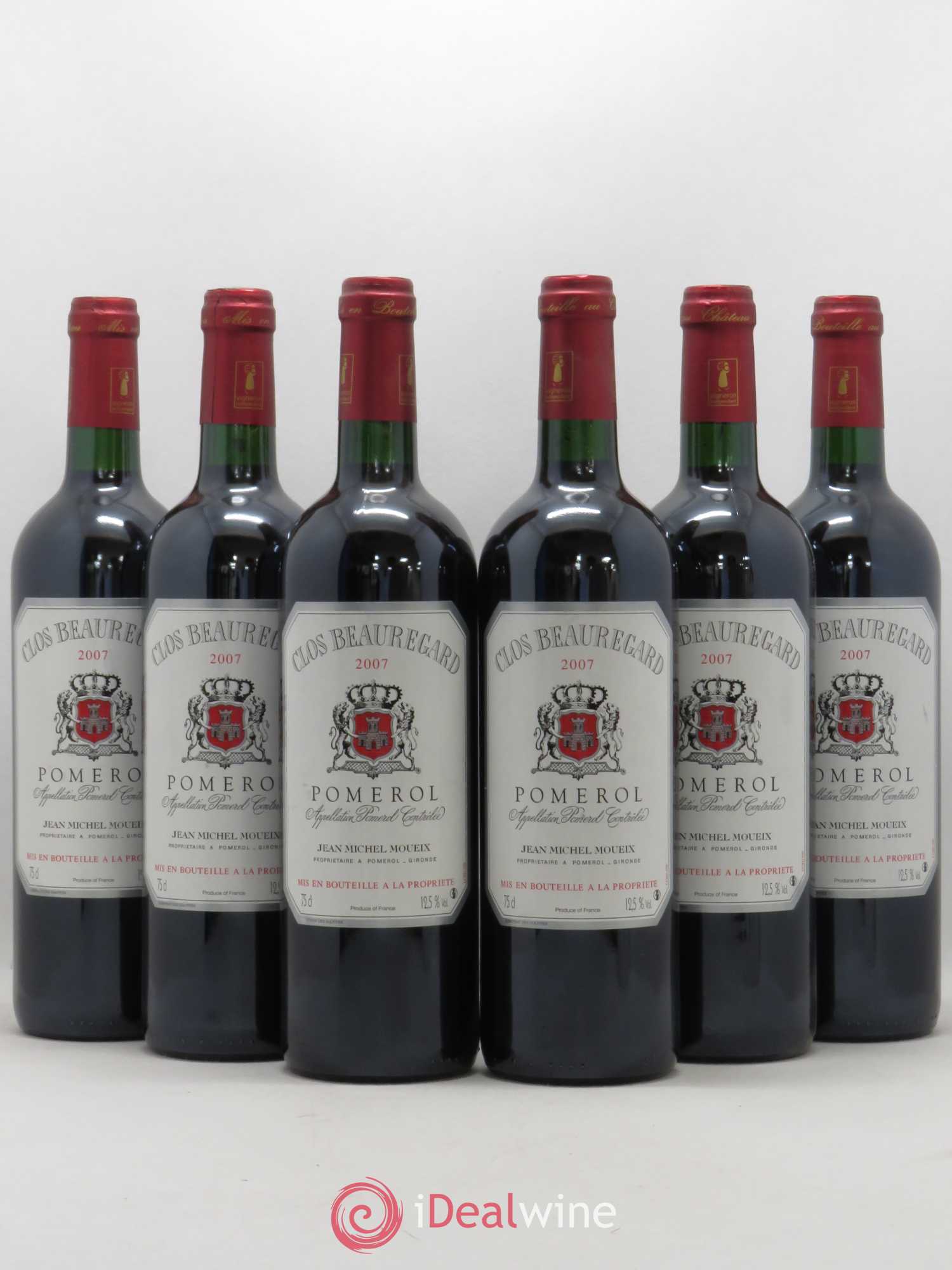 Clos Beauregard (sans prix de réserve) 2007 - Lot de 6 bouteilles - 0