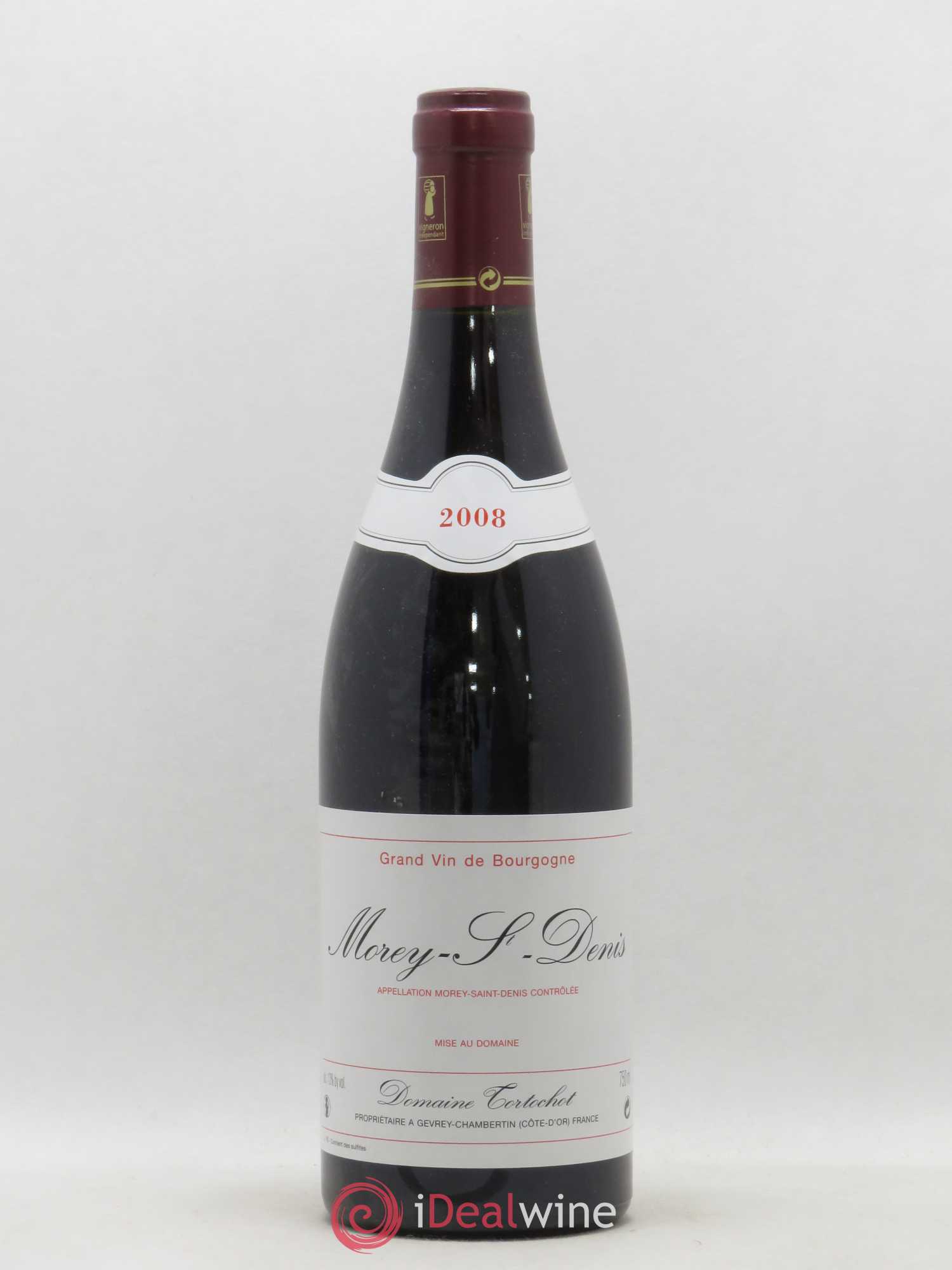Morey-Saint-Denis Tortochot (sans prix de réserve) 2008 - Posten von 1 Flasche - 0