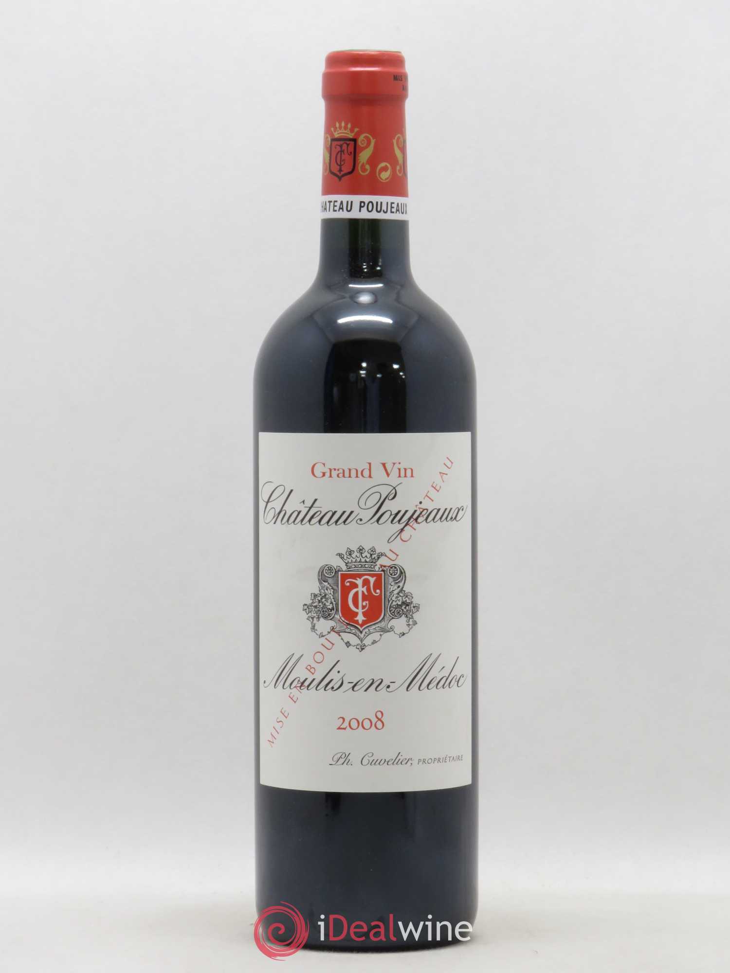 Château Poujeaux (sans prix de réserve) 2008 - Lot de 1 bouteille - 0