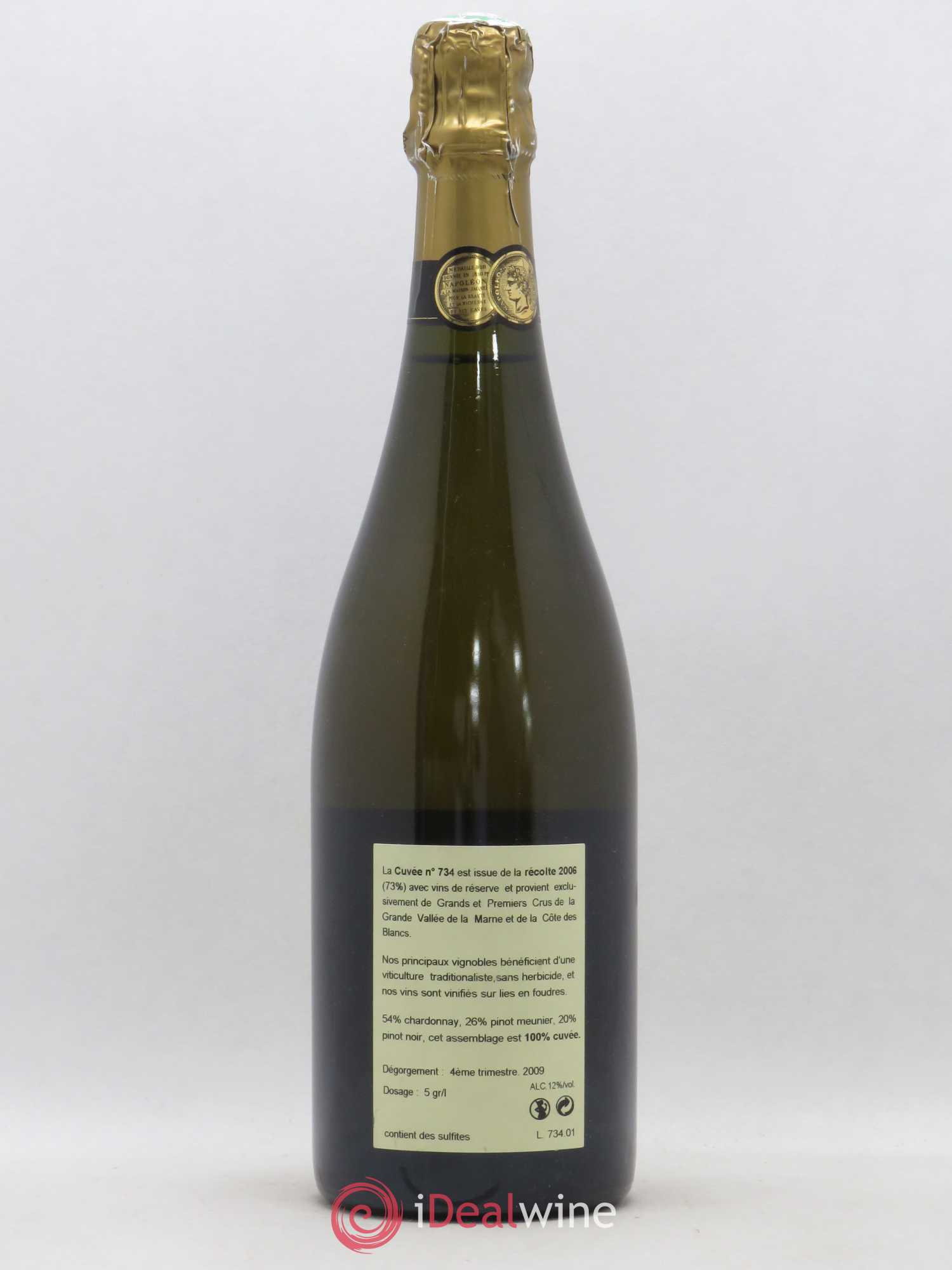 Cuvée 734 Jacquesson (sans prix de réserve) 2006 - Lot de 1 bouteille - 1