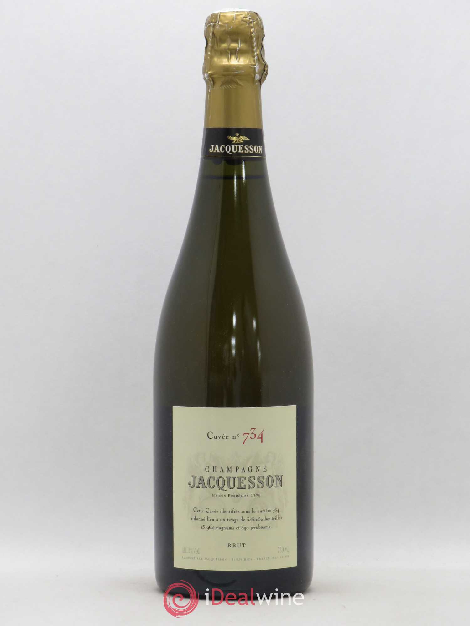 Cuvée 734 Jacquesson (sans prix de réserve) 2006 - Lot de 1 bouteille - 0