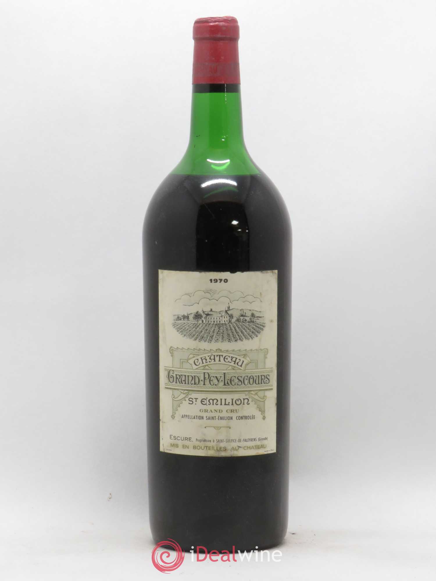Saint-Émilion Grand Cru Château Grand Pey Lescours (sans prix de réserve) (sans prix de réserve) 1970 - Posten von 1 Magnum - 0