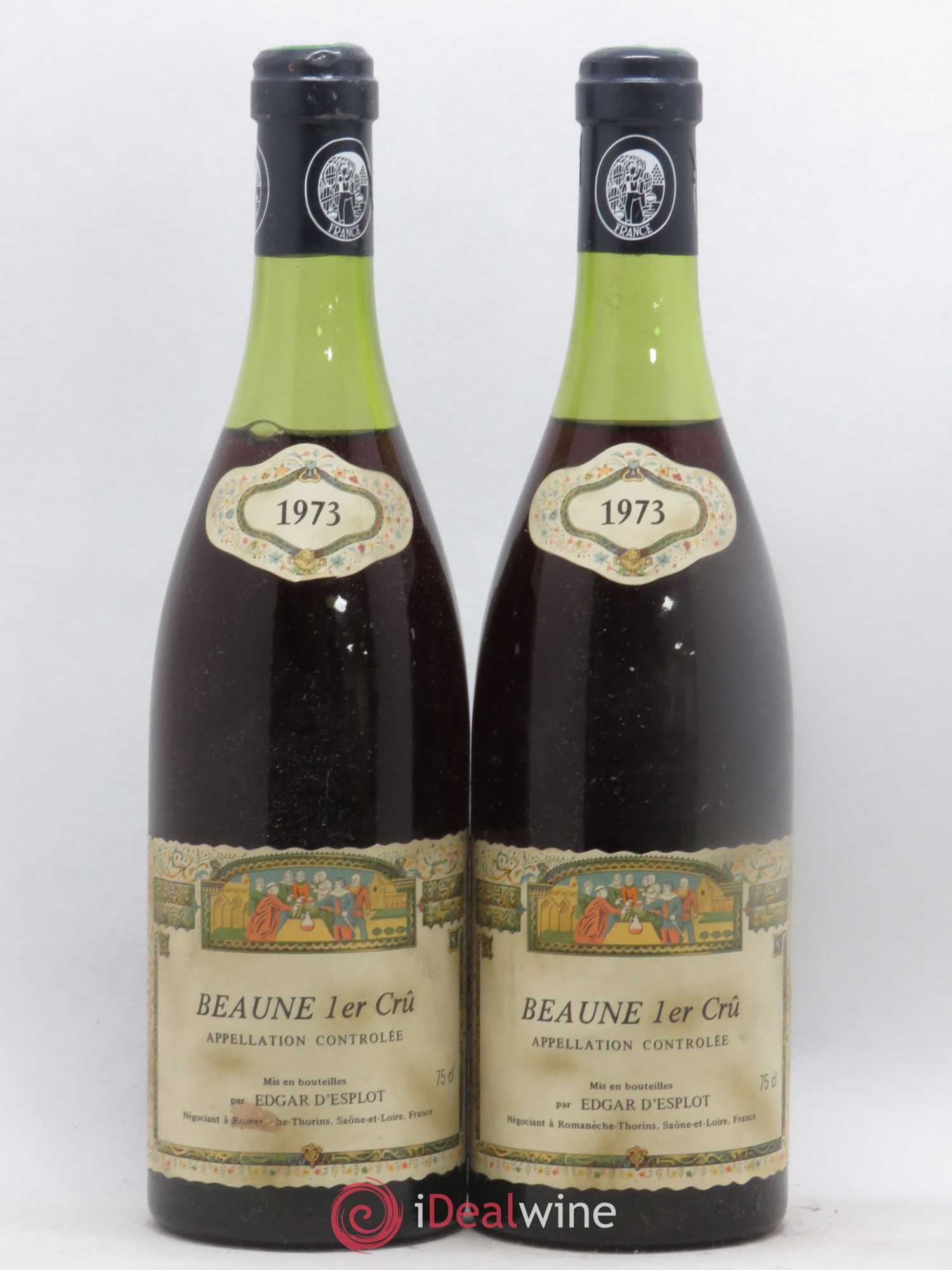 Beaune 1er Cru D. Esplot (sans prix de réserve) (sans prix de réserve) 1973 - Posten von 2 Flaschen - 0