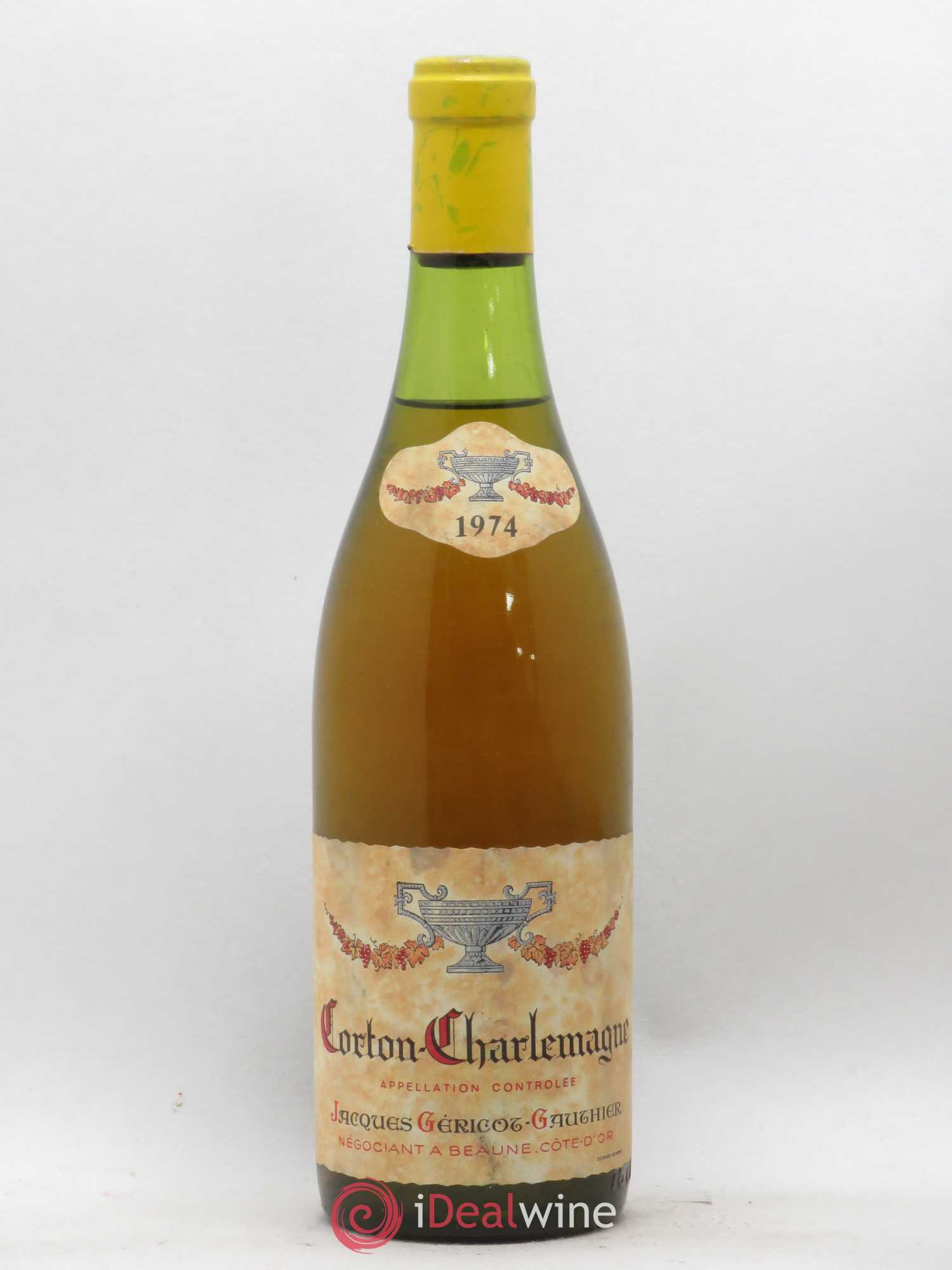 Corton-Charlemagne Grand Cru Gericot Gauthier (sans prix de réserve) 1974 - Posten von 1 Flasche - 0