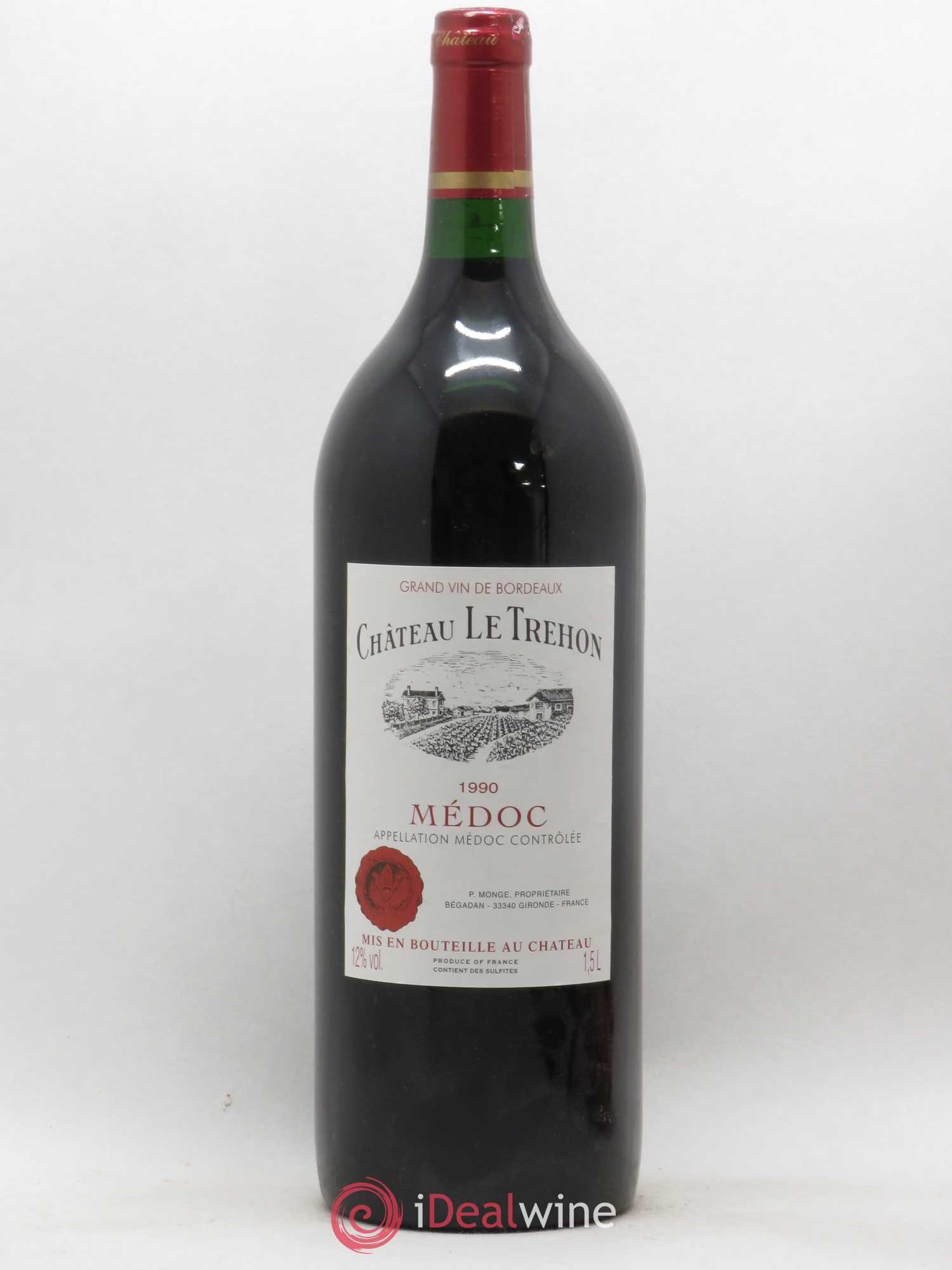 Médoc Château Le Tréhon (sans prix de réserve) 1990 - Posten von 1 Magnum - 0