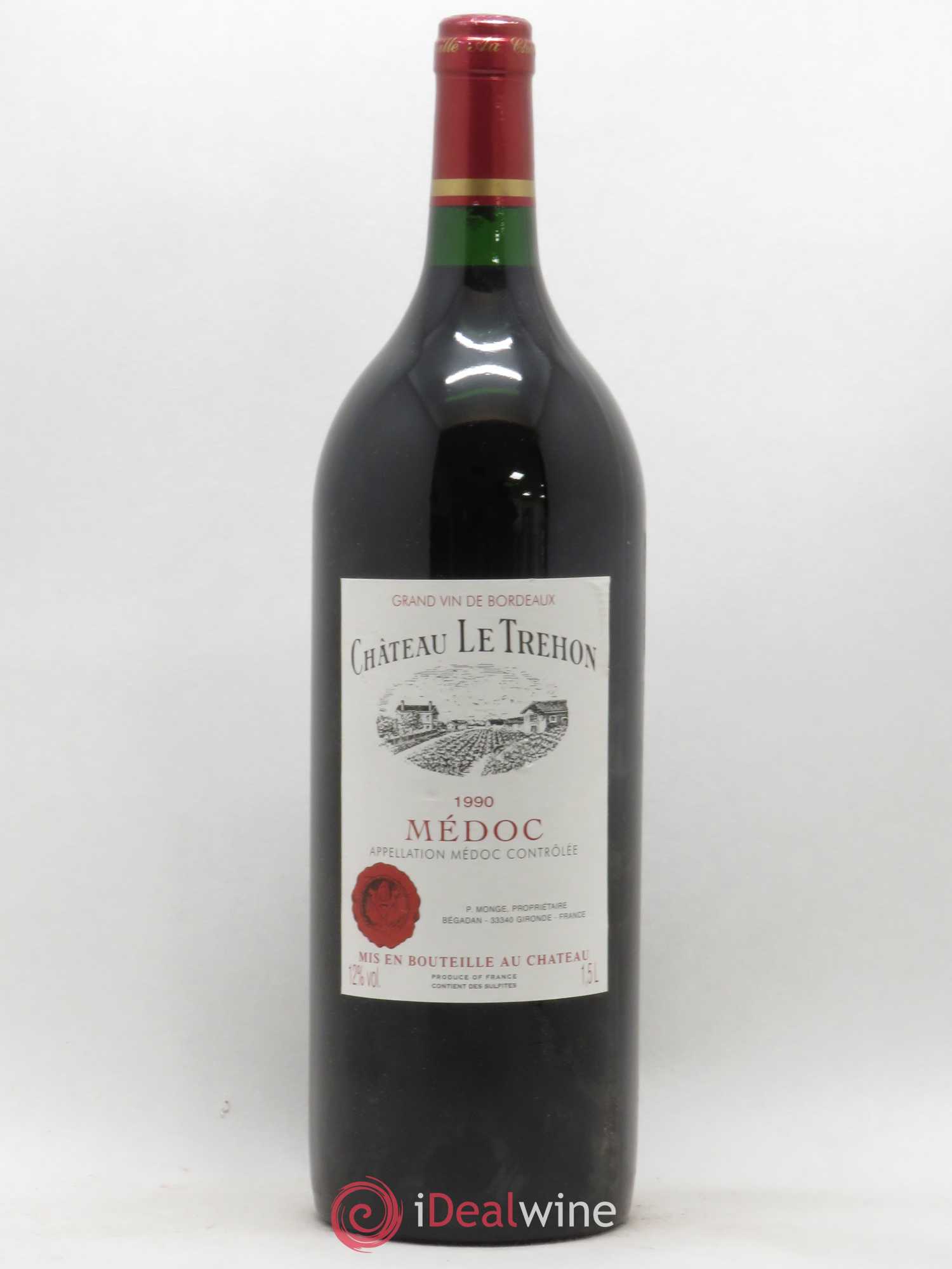 Médoc Château Le Tréhon (sans prix de réserve) 1990 - Posten von 1 Magnum - 0