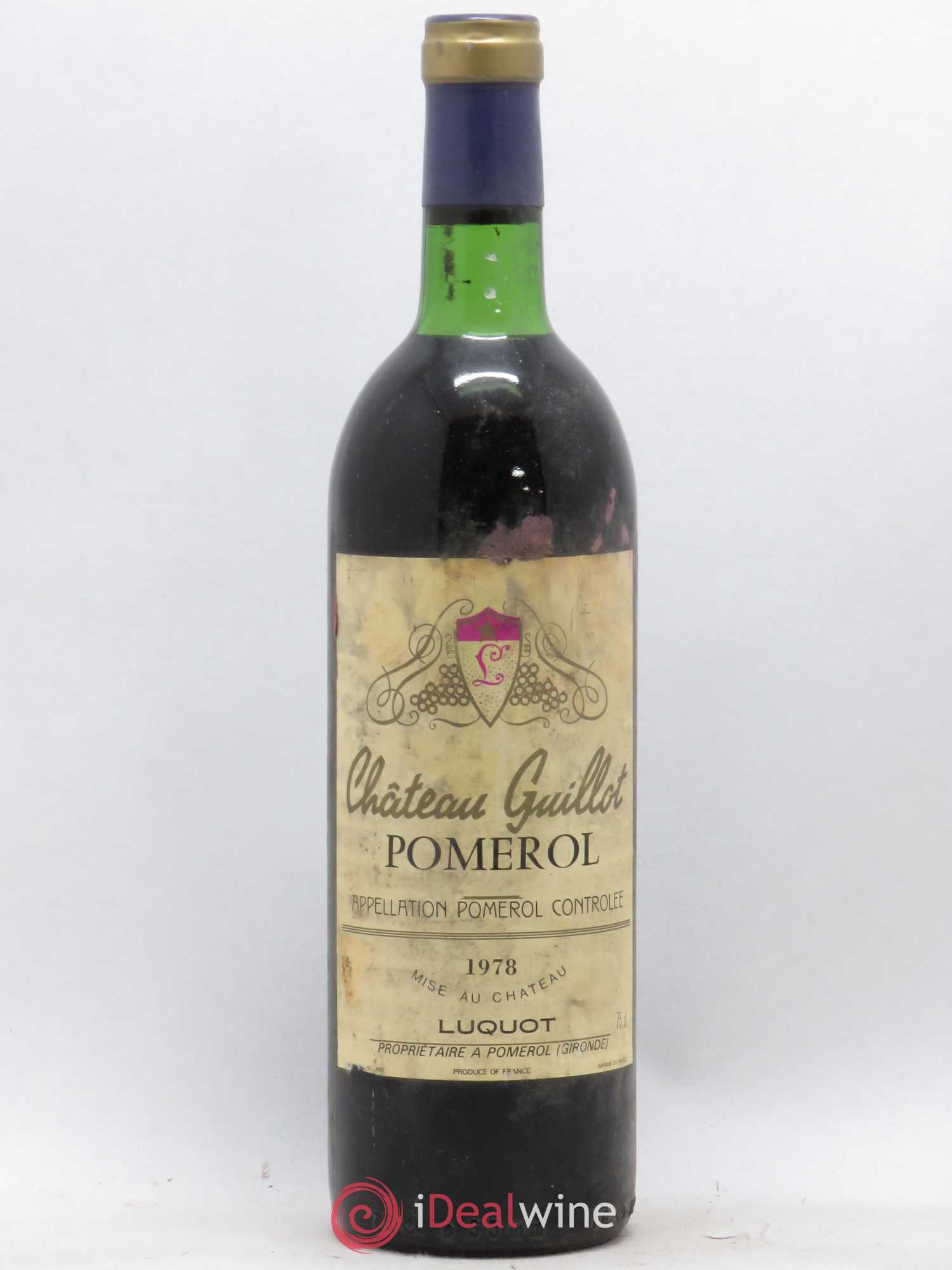 Château Guillot (sans prix de réserve) 1978 - Lot de 1 bouteille - 0