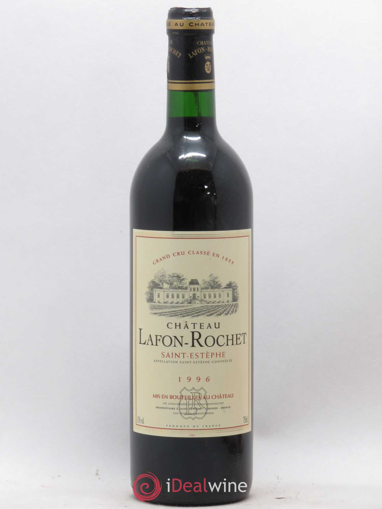 Château Lafon Rochet 4ème Grand Cru Classé (sans prix de réserve) 1996 - Lot de 1 bouteille - 0