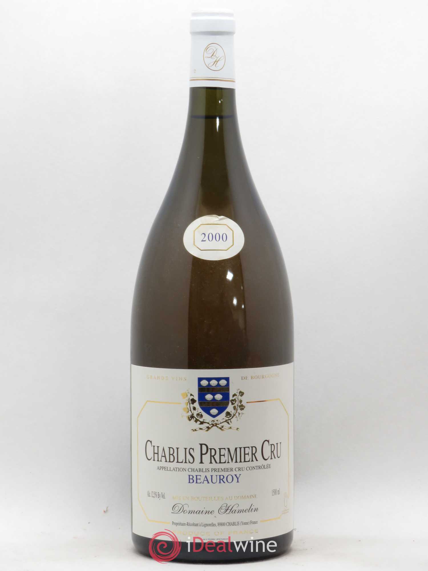 Chablis 1er Cru Beauroy Hamelin (sans prix de réserve) 2000 - Posten von 1 Magnum - 0