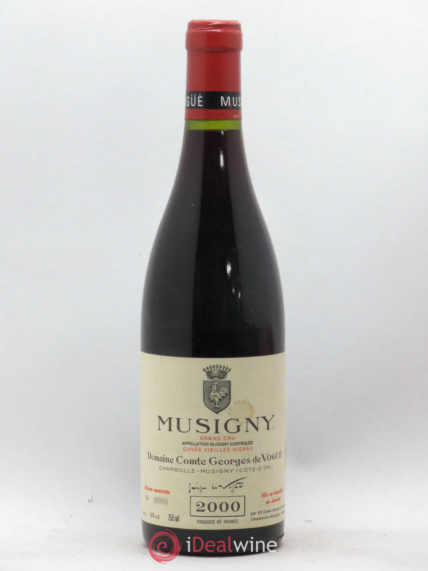 Musigny Grand Cru Cuvée Vieilles Vignes Comte Georges de Vogüé (sans prix de réserve) 2000 - Lot de 1 bouteille - 0