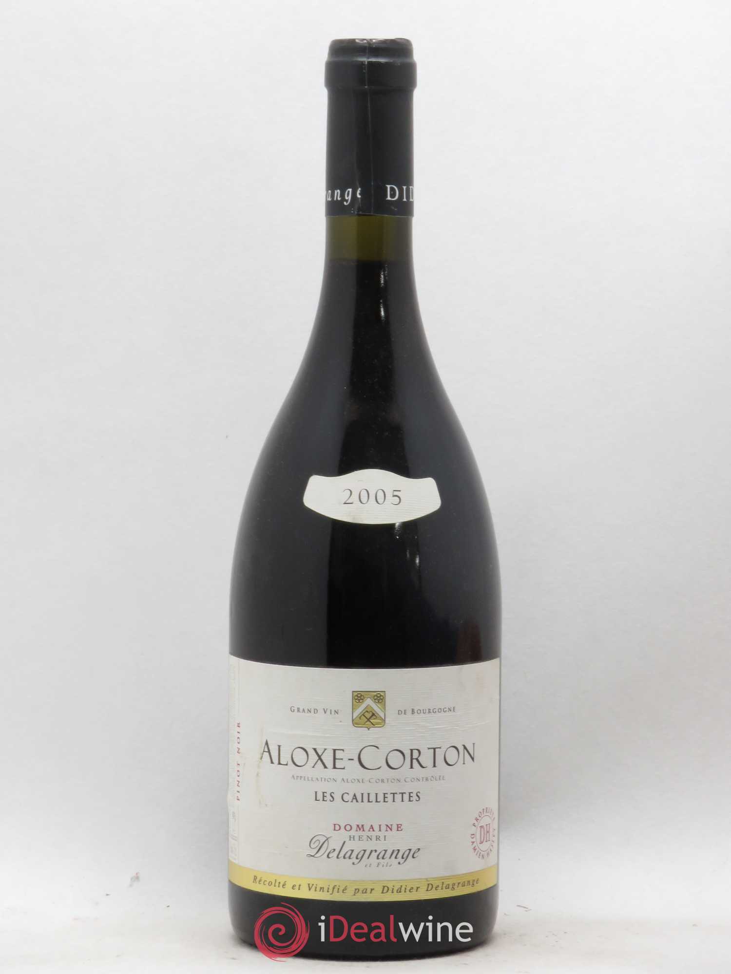 Aloxe-Corton Les Caillettes Delagrange (sans prix de réserve) 2005 - Posten von 1 Flasche - 0