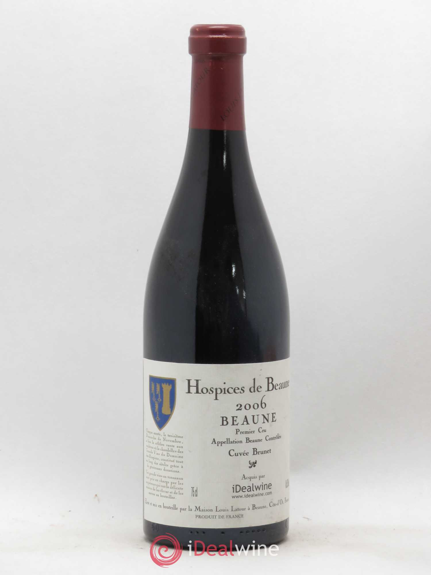 Beaune 1er Cru Cuvée Brunet Hospices de Beaune (sans prix de réserve) 2006 - Lot de 1 bouteille - 0